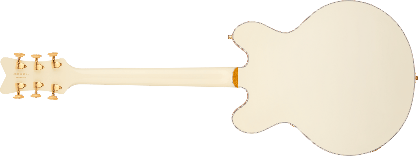 Gretsch Falcon Center Block LTD with String-Thru Bigsby and Gold Hardware, Ebony Fingerboard, Vintage White