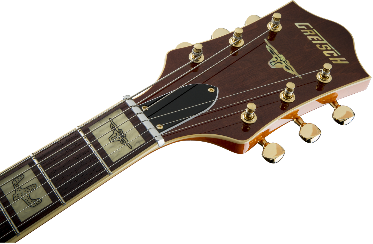 Gretsch G6120T-55 Vintage Select Edition '55 Chet Atkins Hollow Body with Bigsby, TV Jones, Vintage Orange Stain Lacquer