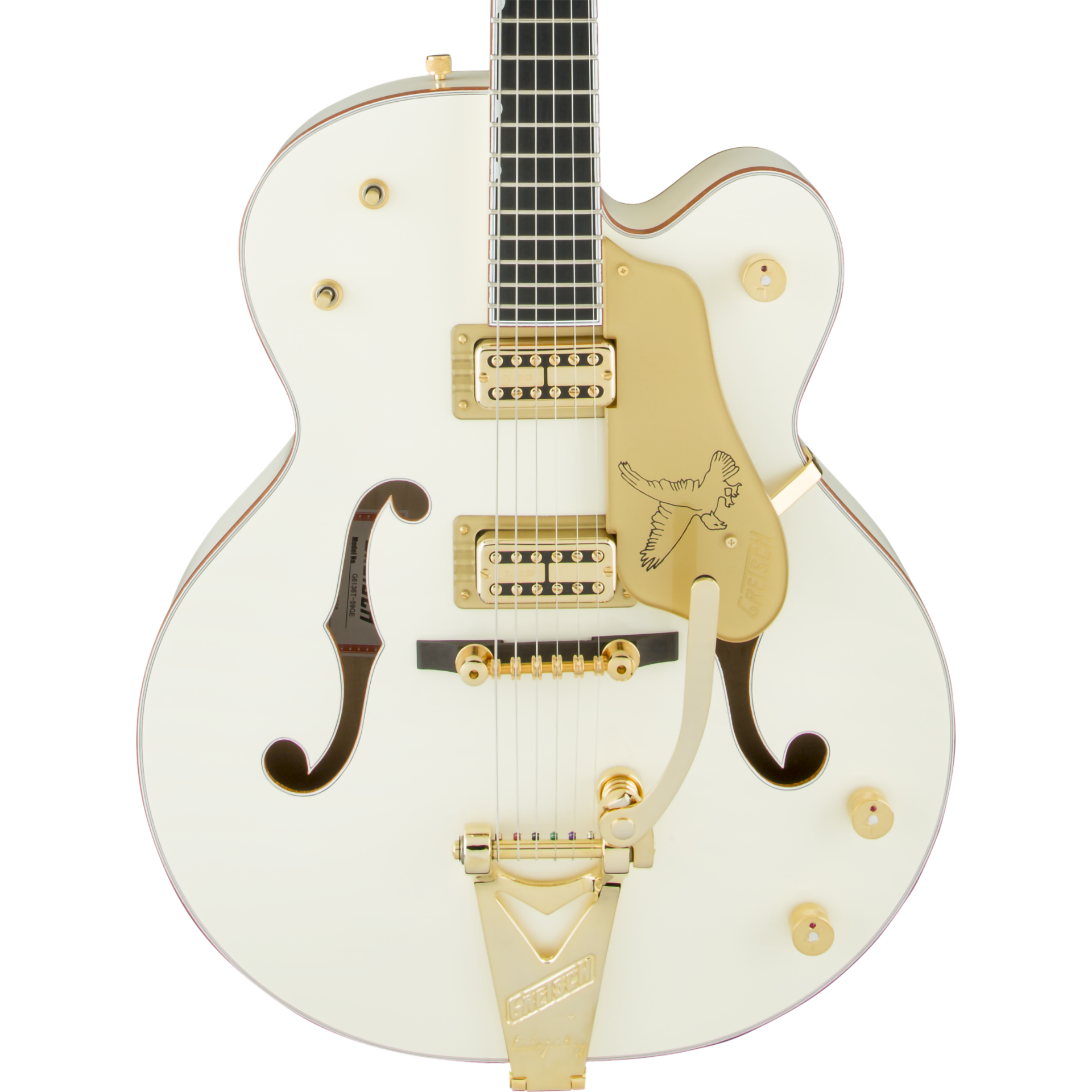 Gretsch G6136T-59 Vintage Select Edition '59 Falcon™ Electric Guitar, Vintage White, Lacquer