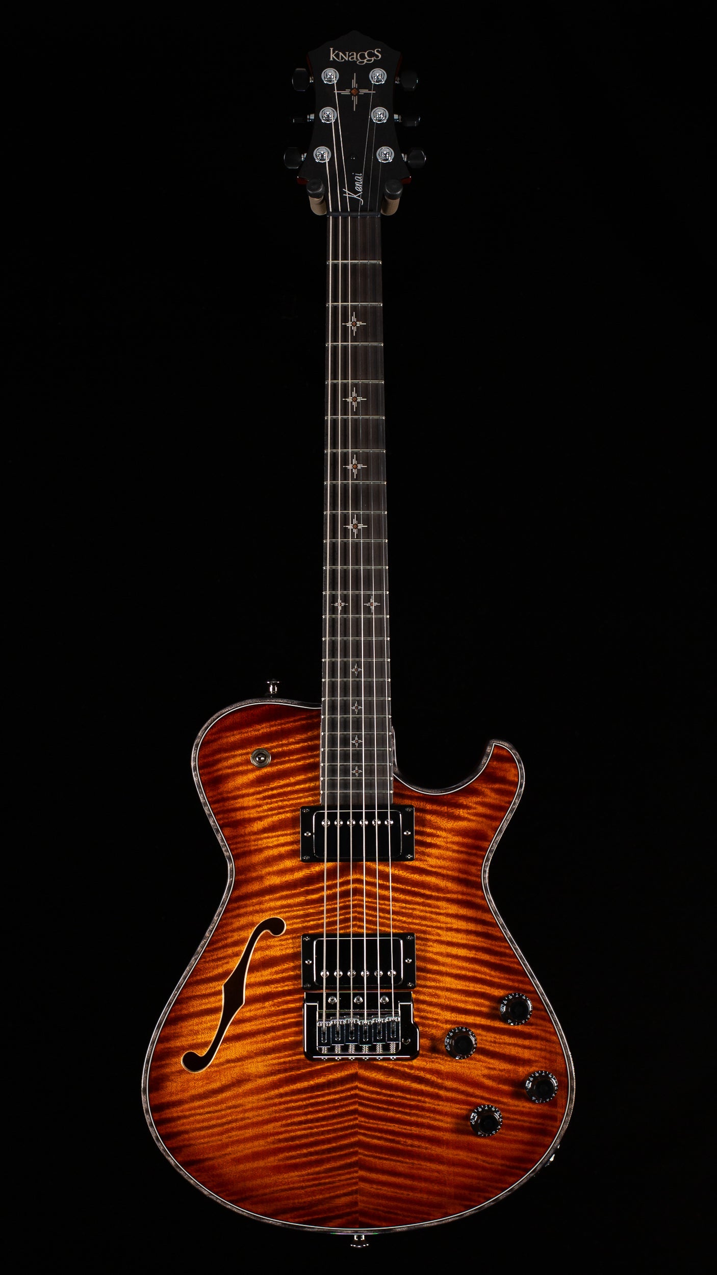 Knaggs Influence Kenai Trem Hollowbody Aged Scotch w/T1 Top (402)