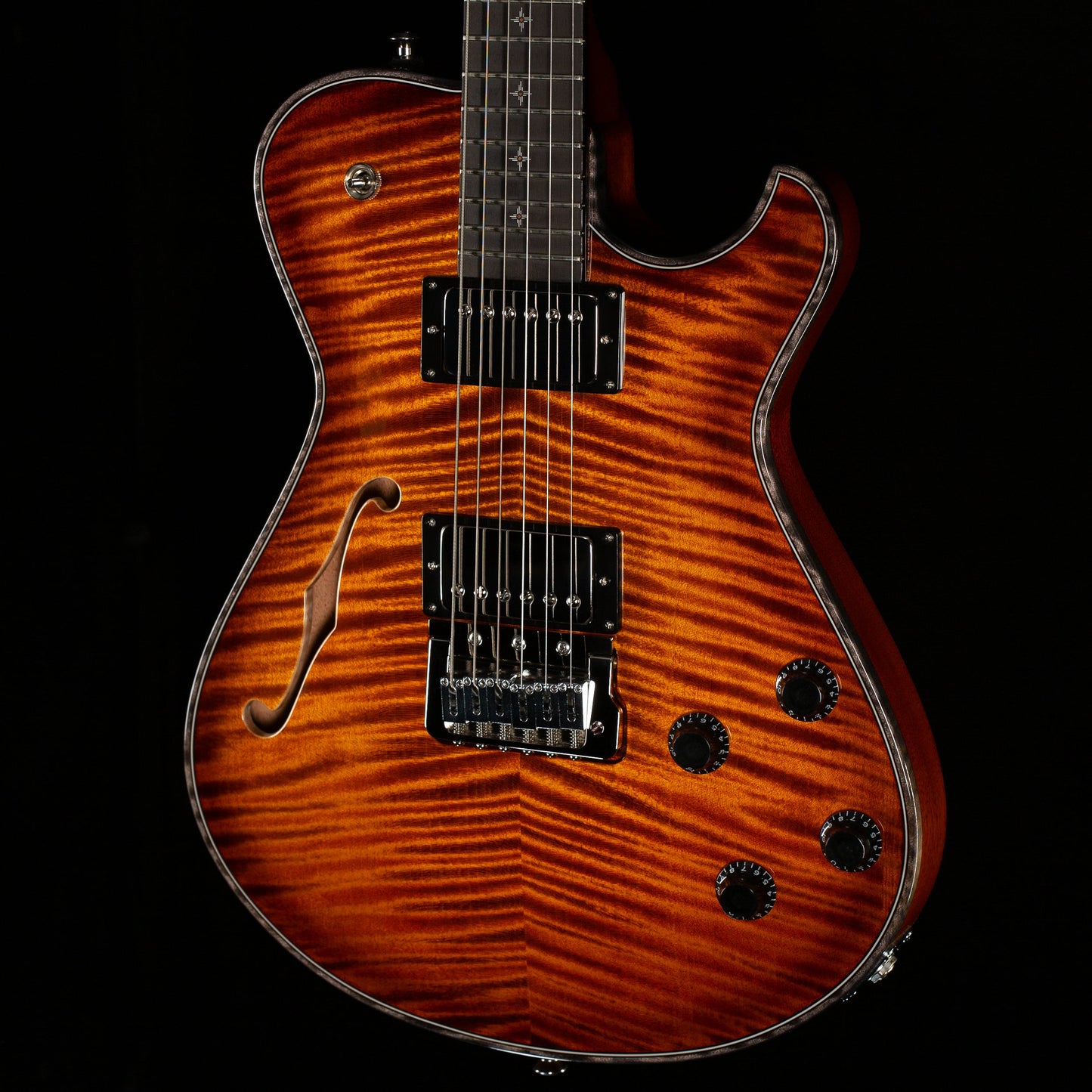 Knaggs Influence Kenai Trem Hollowbody Aged Scotch w/T1 Top (402)