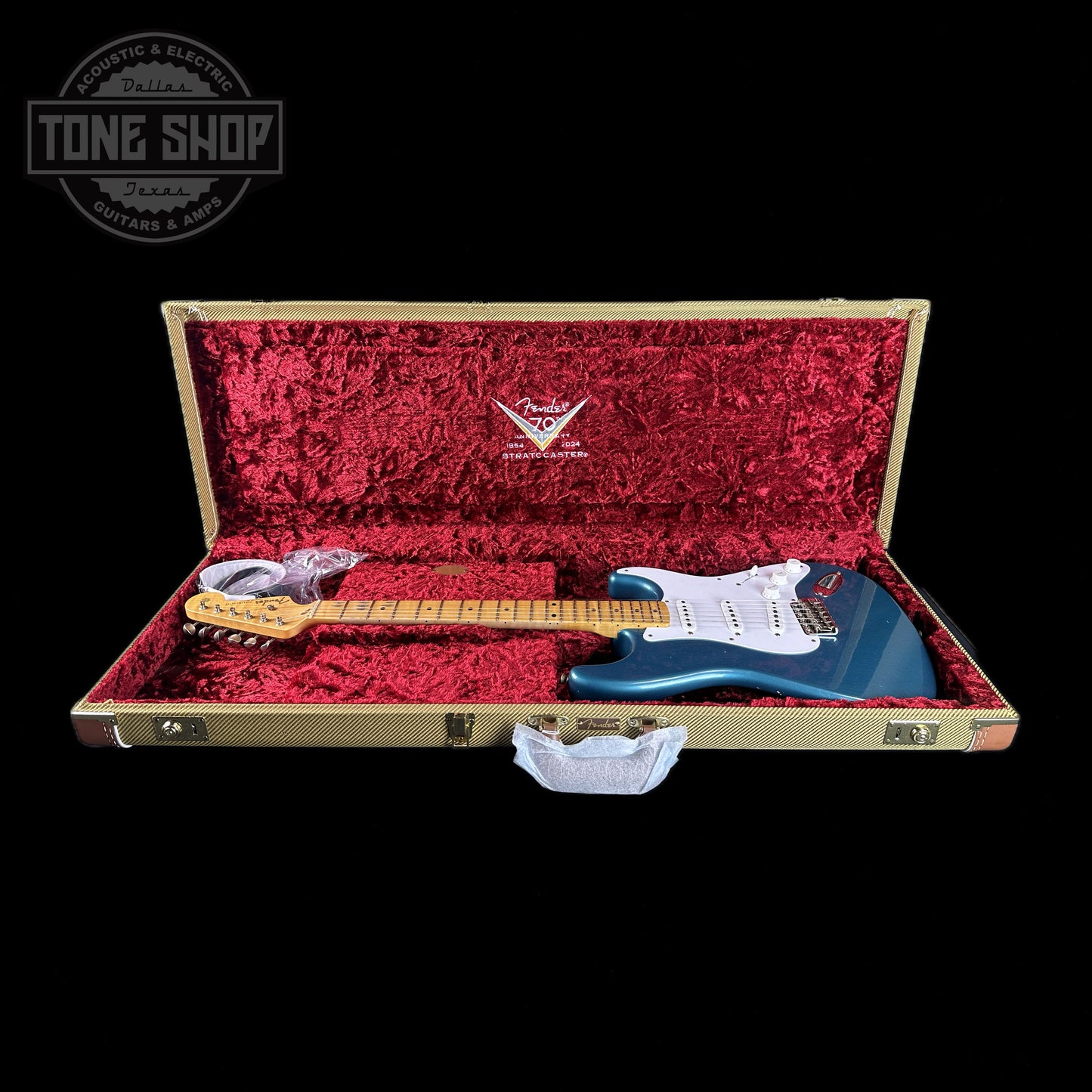 Fender Custom Shop LTD 70th Anniversary 1954 Stratocaster Ocean Turquoise w/case