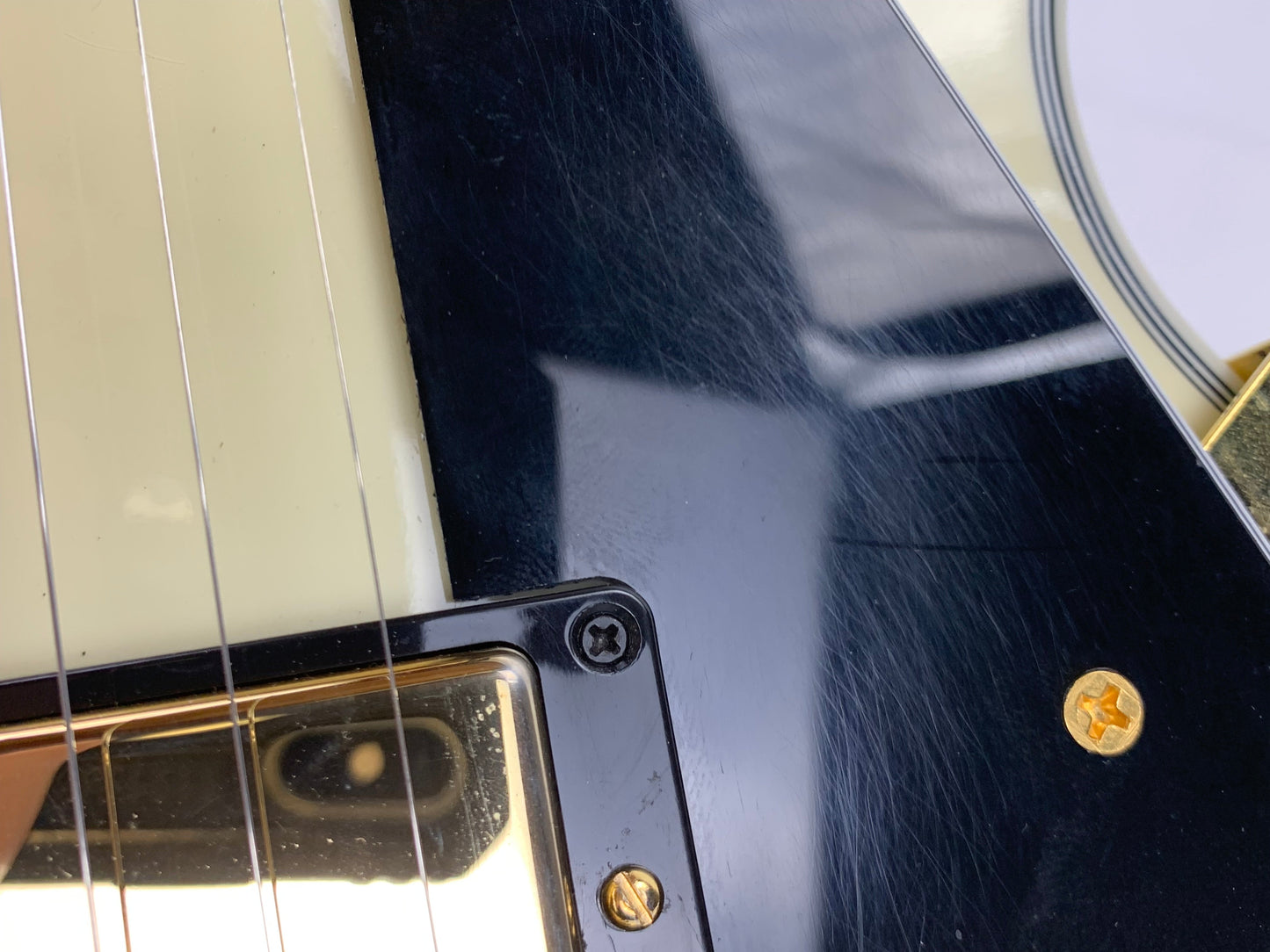 2017 Gibson Memphis Alex Lifeson Rush ES Les Paul Custom White Signature Model