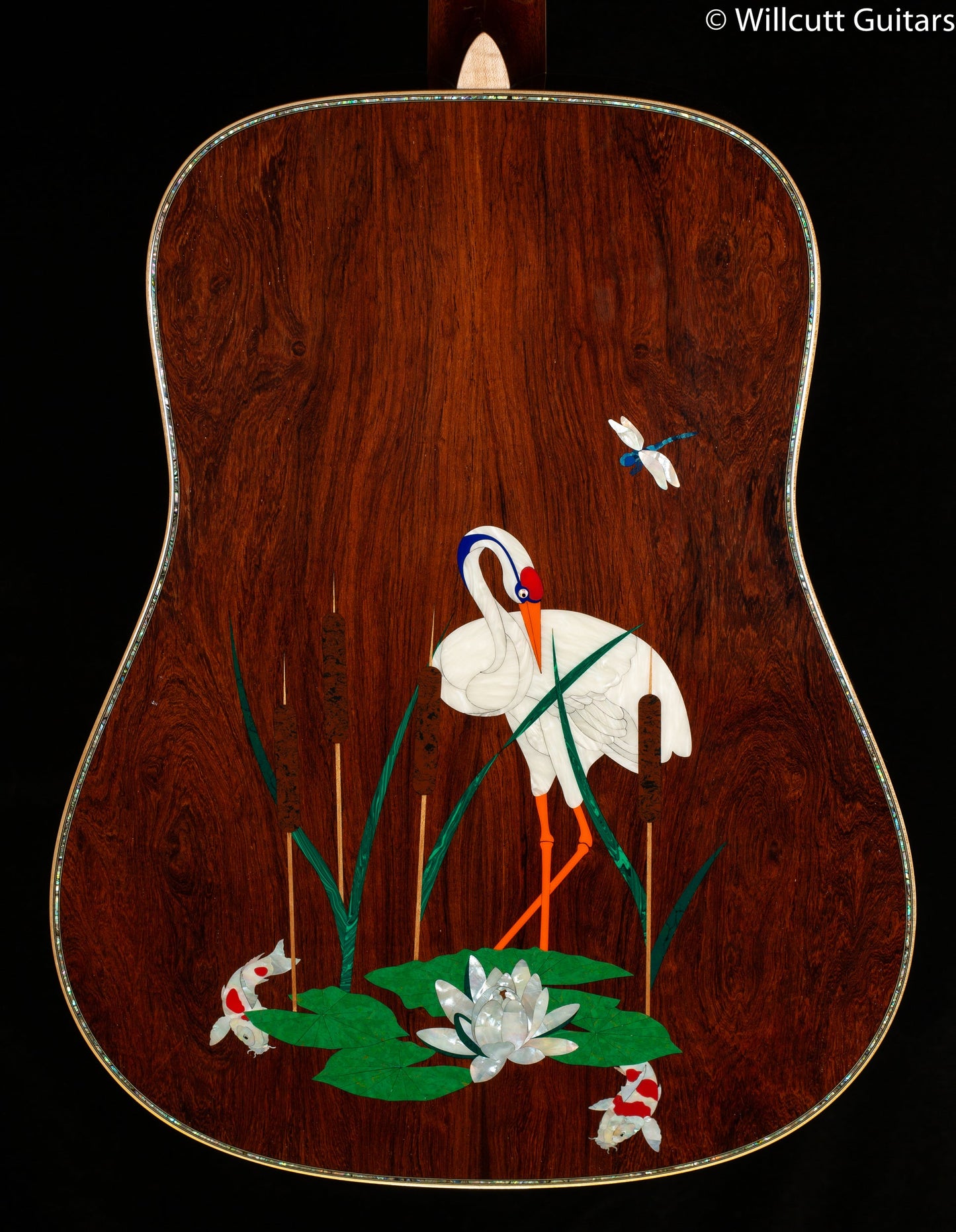 Martin Custom Shop D-45 Harvey Leach Lotus Flower (112)