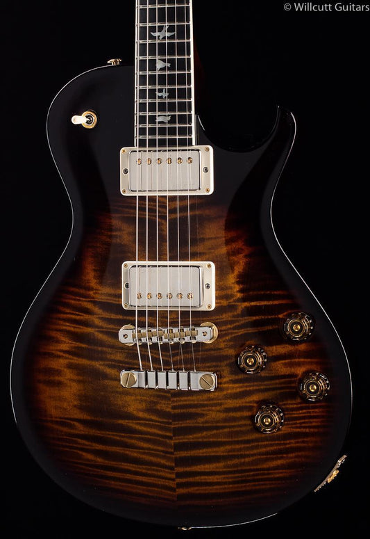 PRS McCarty Singlecut 594 Wood Library Black Gold Burst Maple Neck