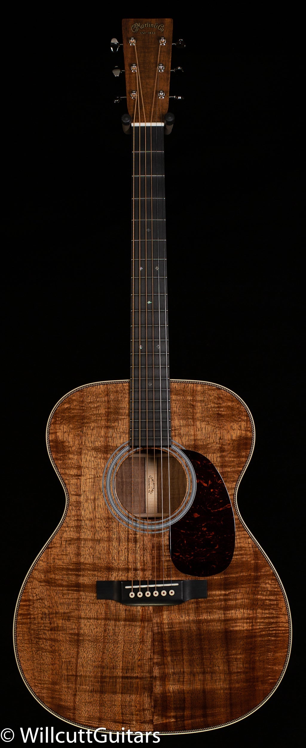 Martin Custom Shop 000 28 Style Highly Figured Koa