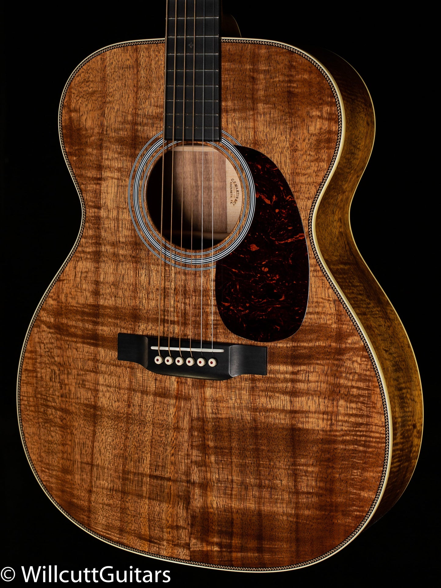 Martin Custom Shop 000 28 Style Highly Figured Koa
