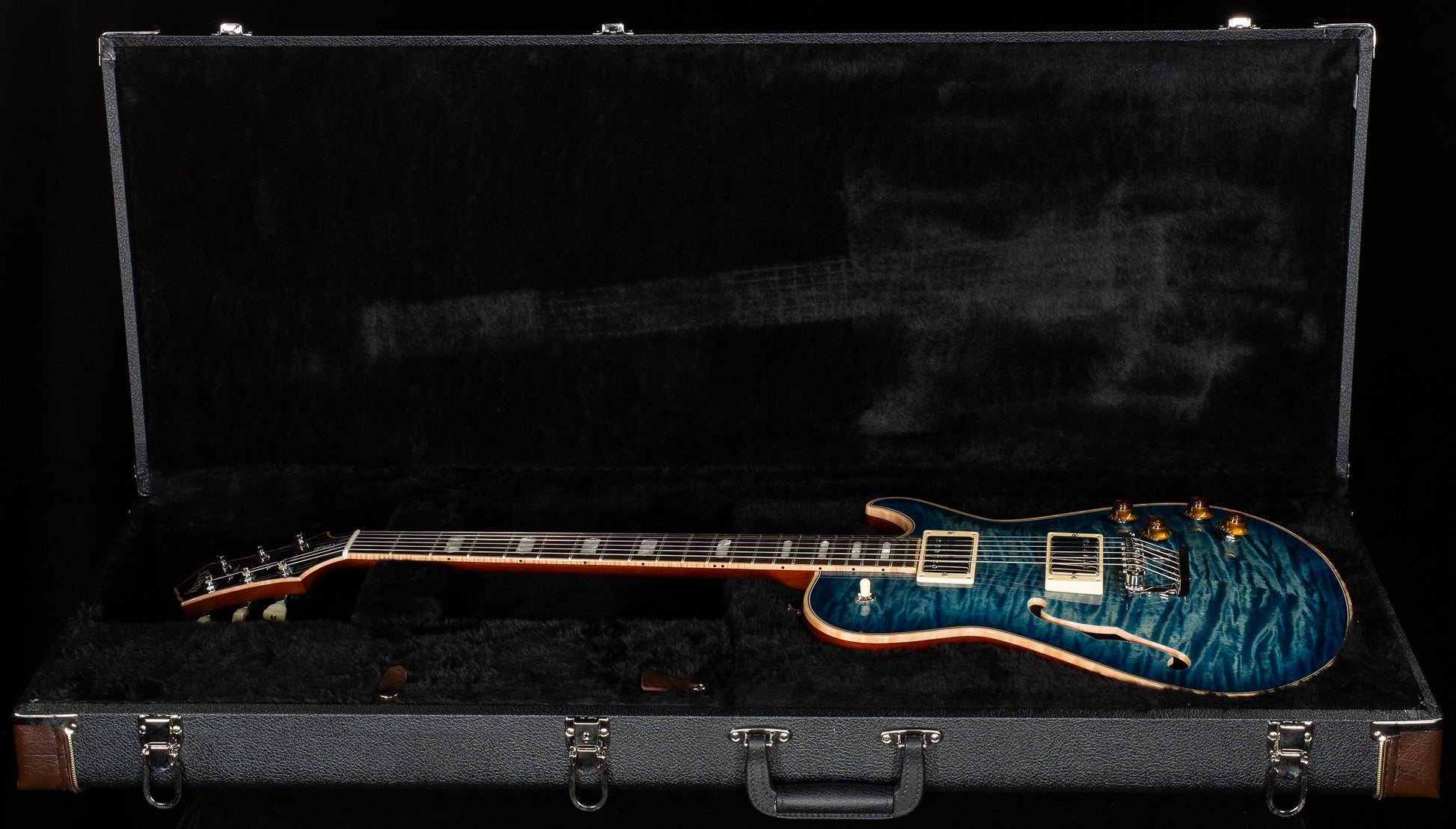 Knaggs Influence Kenai Hollowbody Turquoise T1 Maple Top (509)