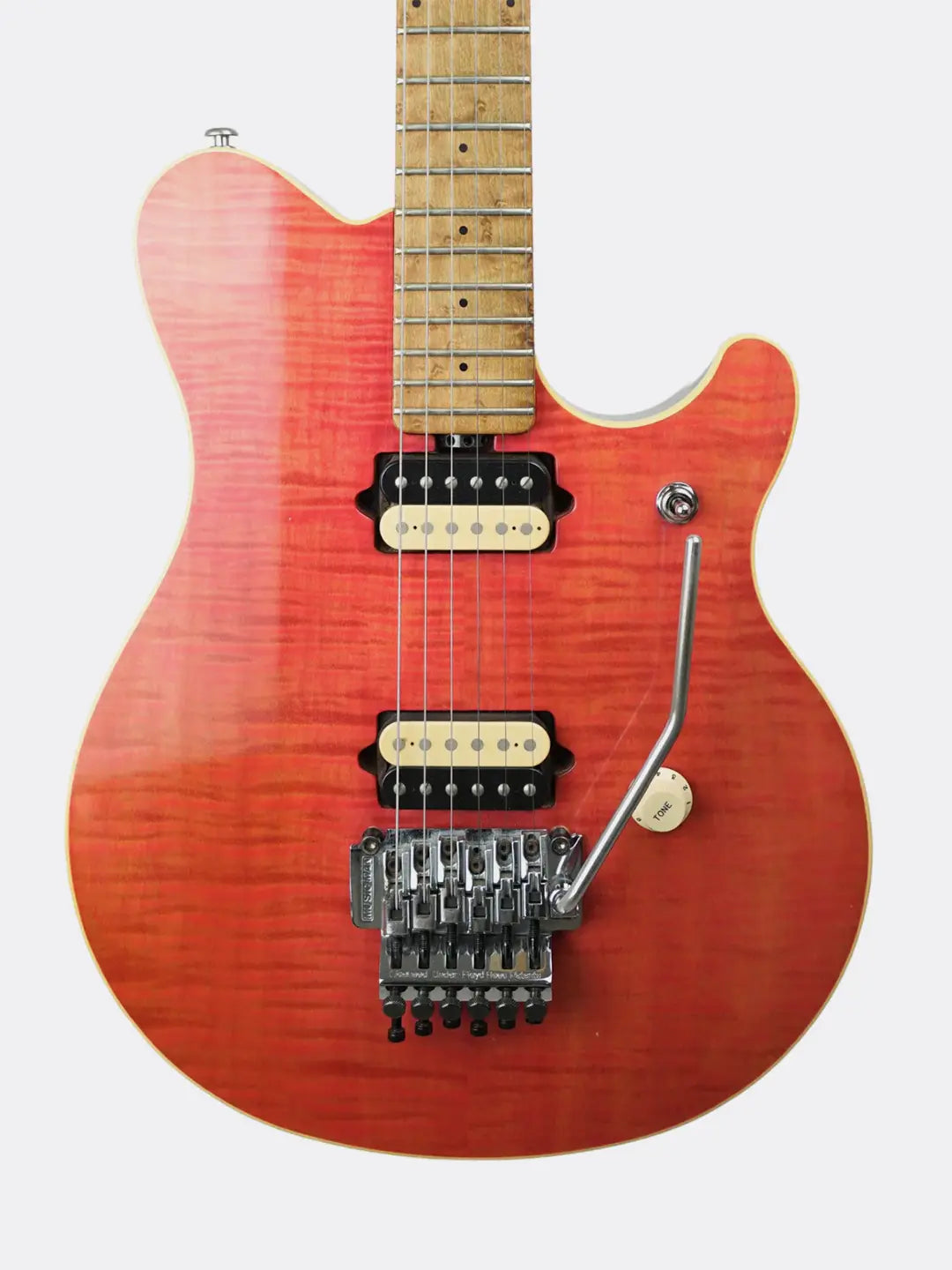SOLD - Ernie Ball Music Man EVH Signature – Translucent Pink - USA 1992