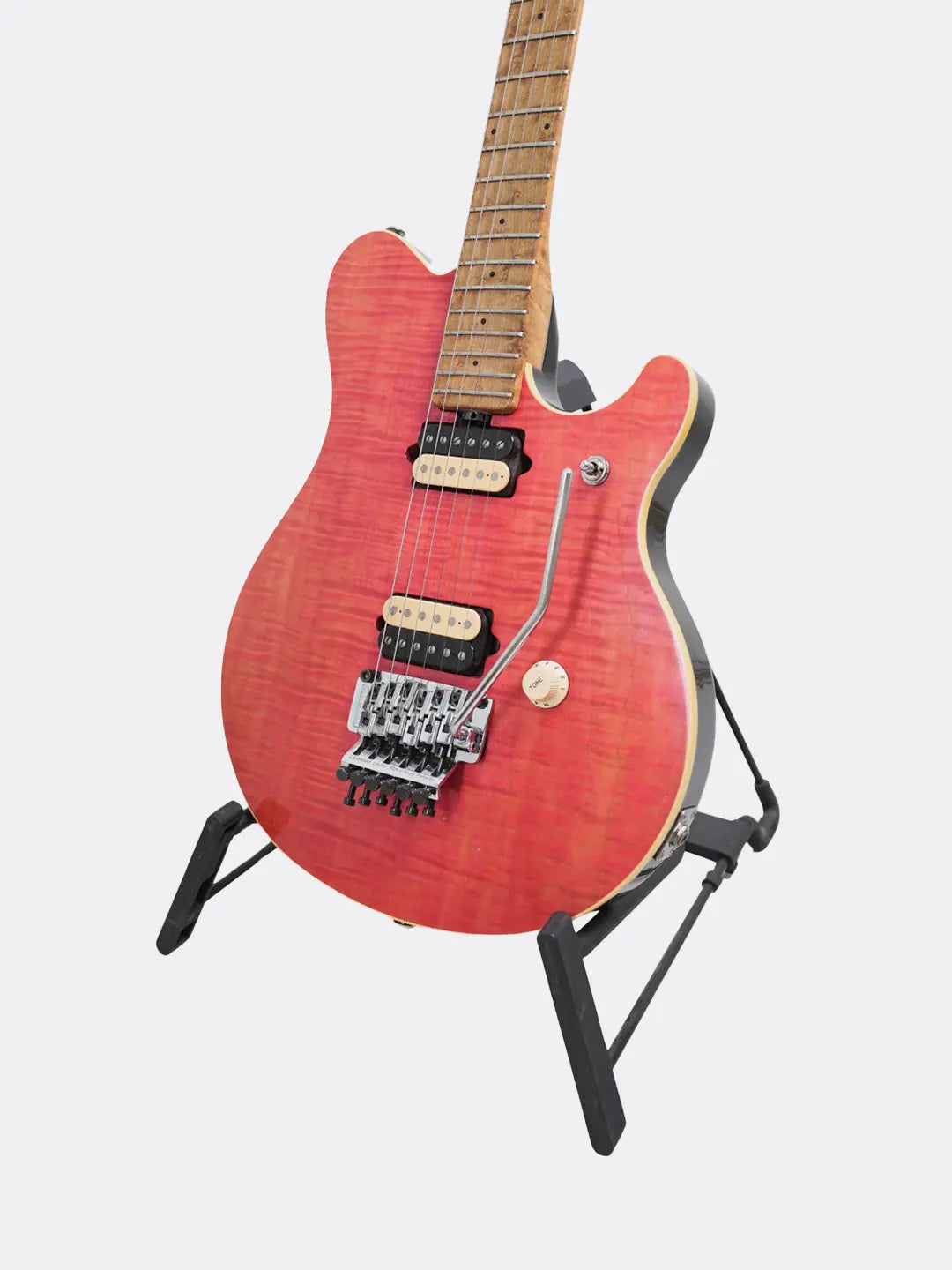 SOLD - Ernie Ball Music Man EVH Signature – Translucent Pink - USA 1992