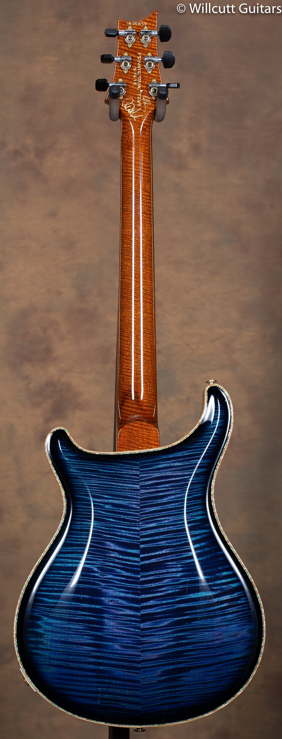 PRS Private Stock 7268 McCarty 594 Hollowbody II Limited Edition Aqua Violet Smoked Burst