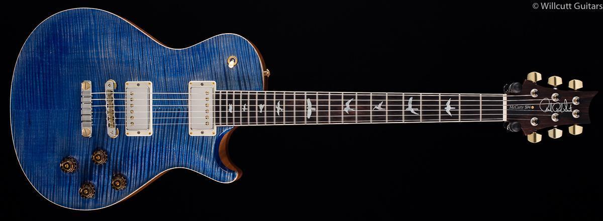 PRS McCarty Singlecut 594 Wood Library Faded Blue Jean