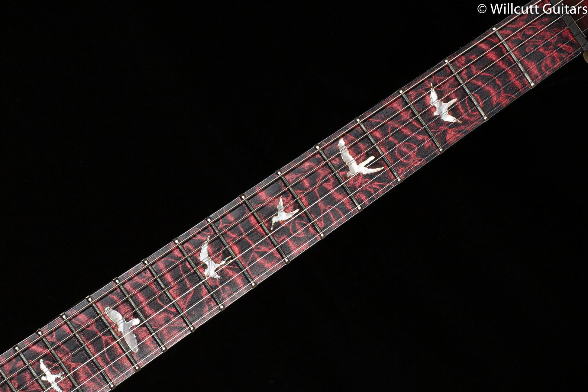 2018 PRS Private Stock 7420 DGT Red Tiger Glow Smoked Burst (335)
