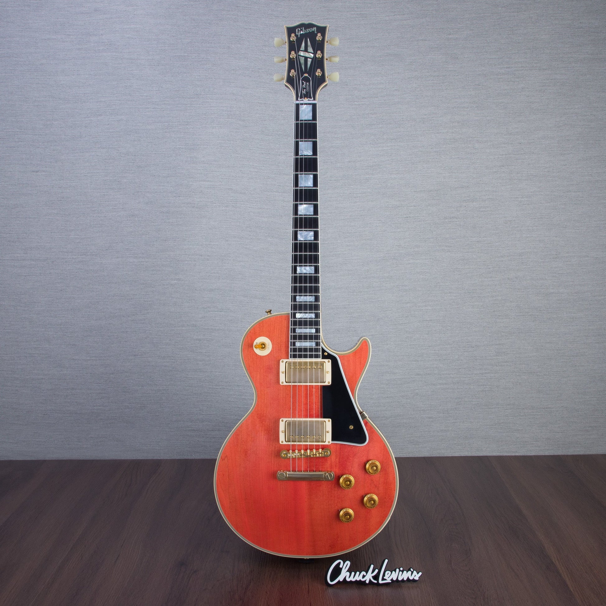 Gibson Custom Shop Murphy Lab 1957 Les Paul Custom Reissue, Gold Hardware - Watermelon King/Ultra Light Aged - CHUCKSCLUSIVE - #741212