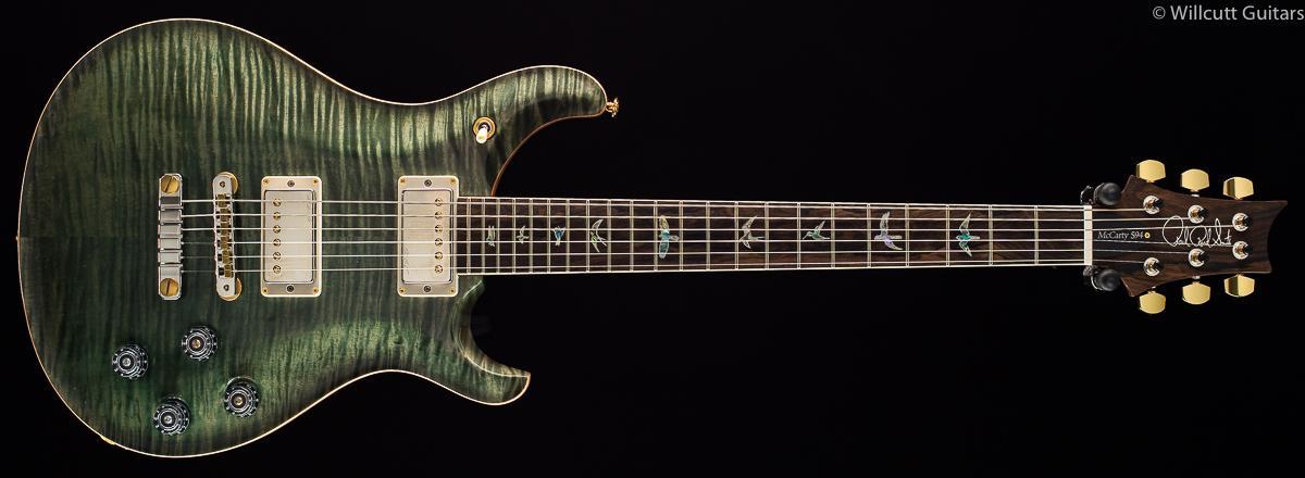 PRS McCarty 594 Trampas Green 10 Top Hormigo Neck (352)