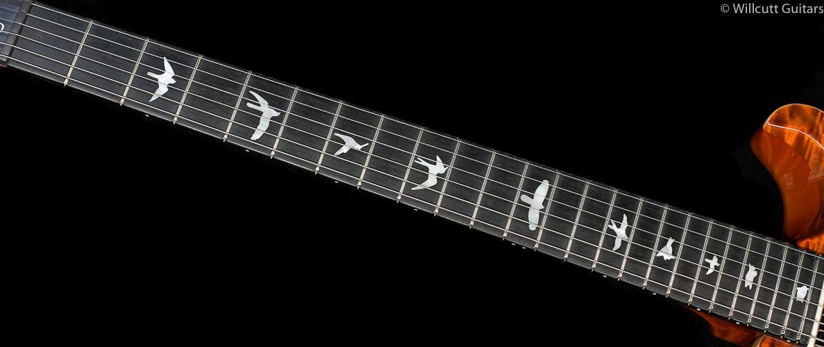 PRS Custom 24 Wood Library 10 Top Flame Maple Neck Autumn Sky
