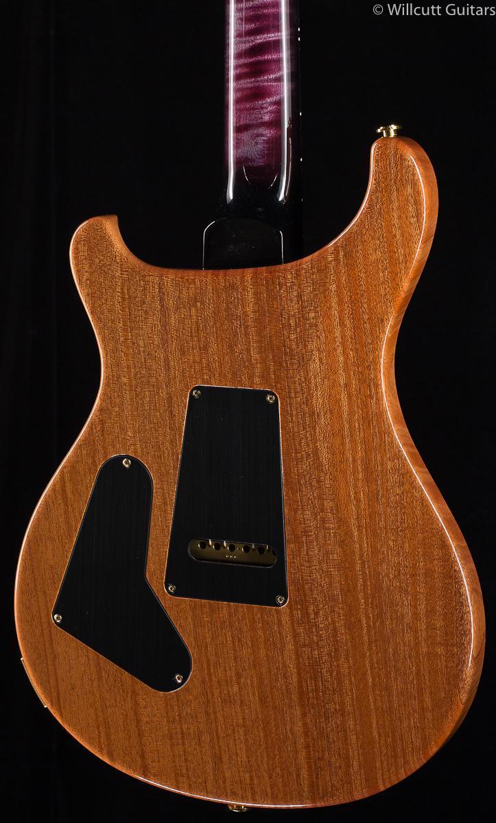PRS Custom 24 Wood Library 10 Top Flame Maple Neck Violet Smokeburst