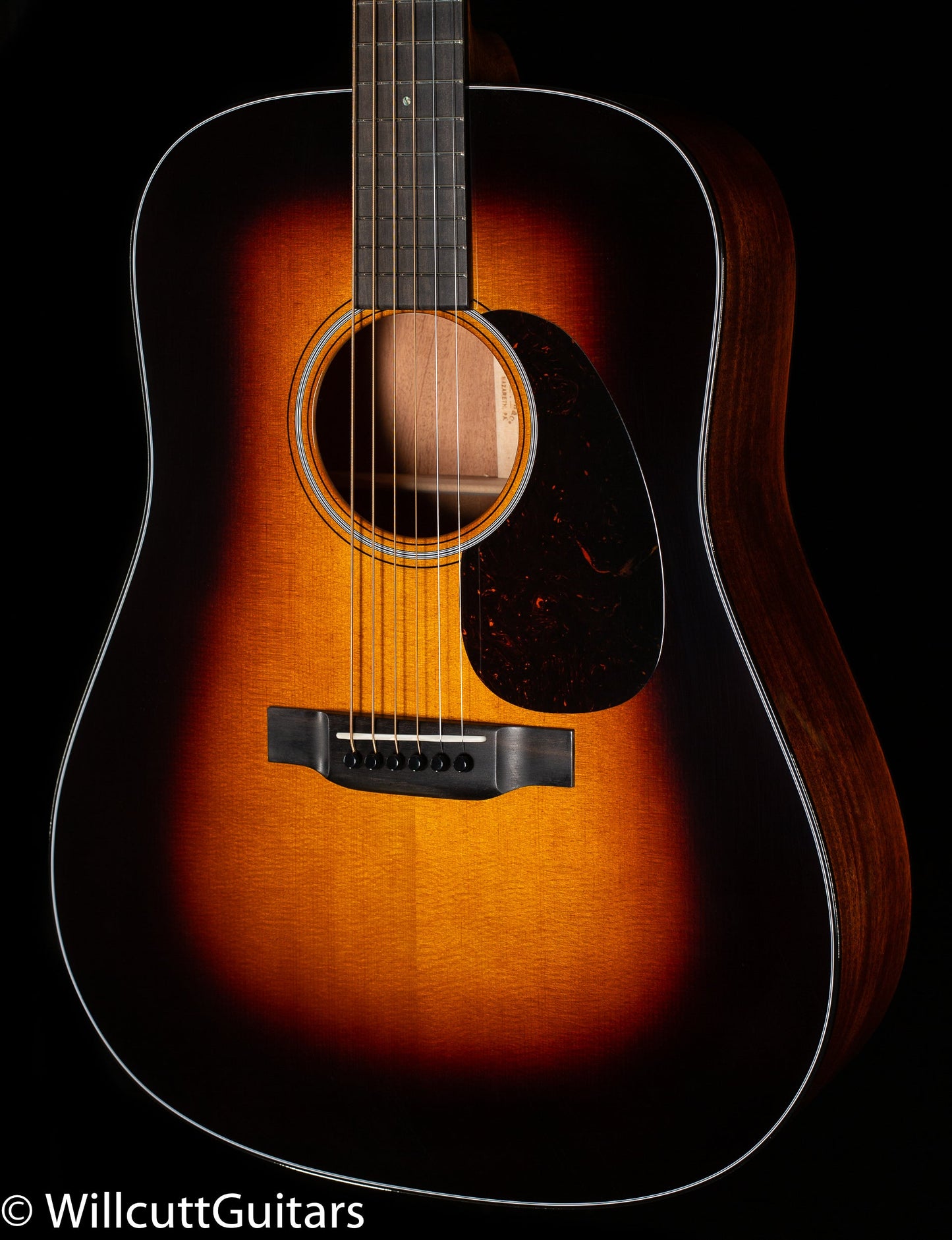 Martin Custom Shop Dreadnought Style 18 Sunburst Sinker Mahogany (407)