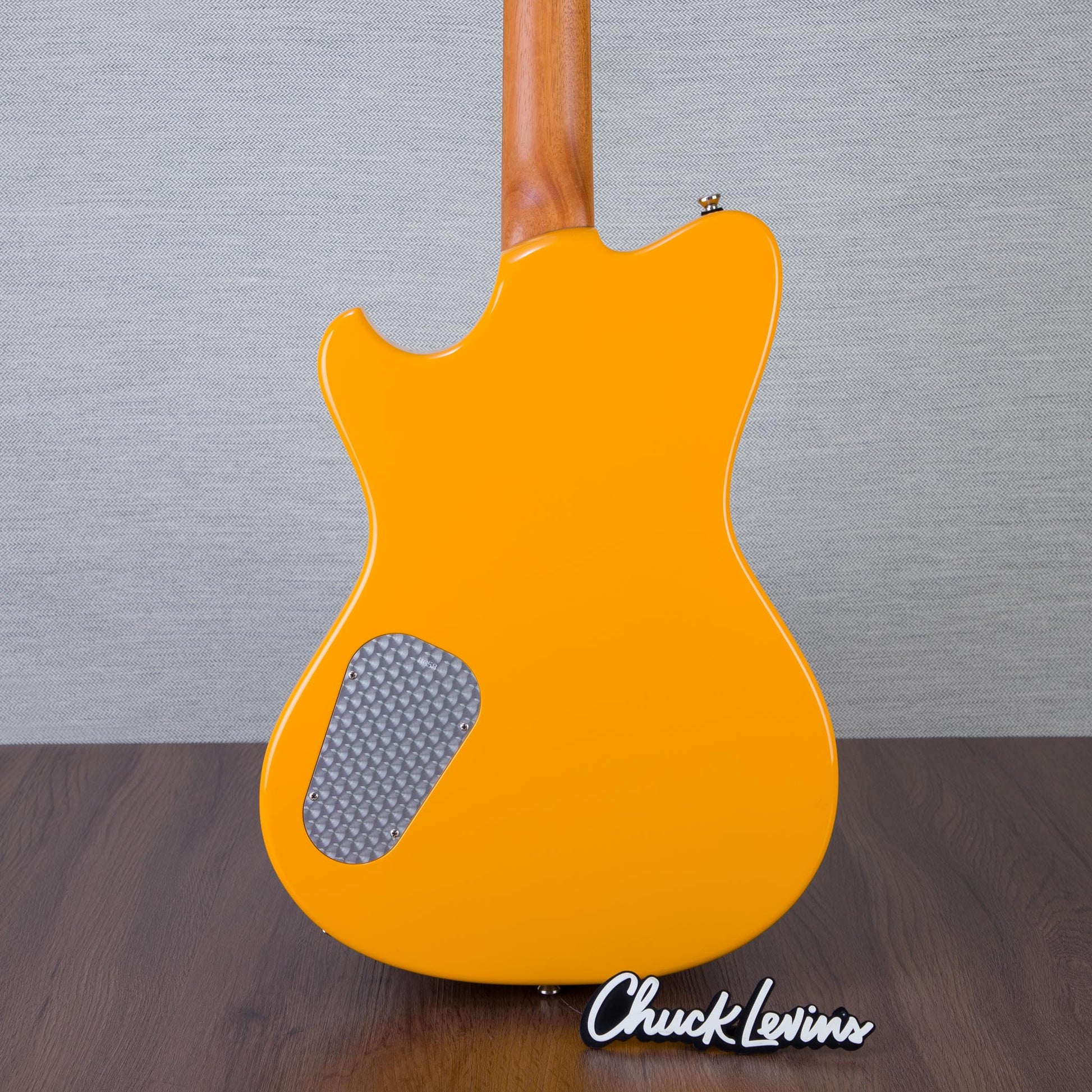 Powers Electric A-Type Electric Guitar - Signal Yellow - #B058