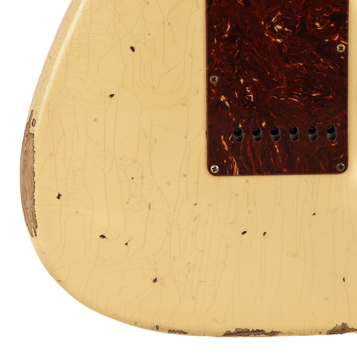 Fender Custom Shop 1956 Stratocaster Heavy Relic Guitar - Aged Vintage White - CHUCKSCLUSIVE - #R117529