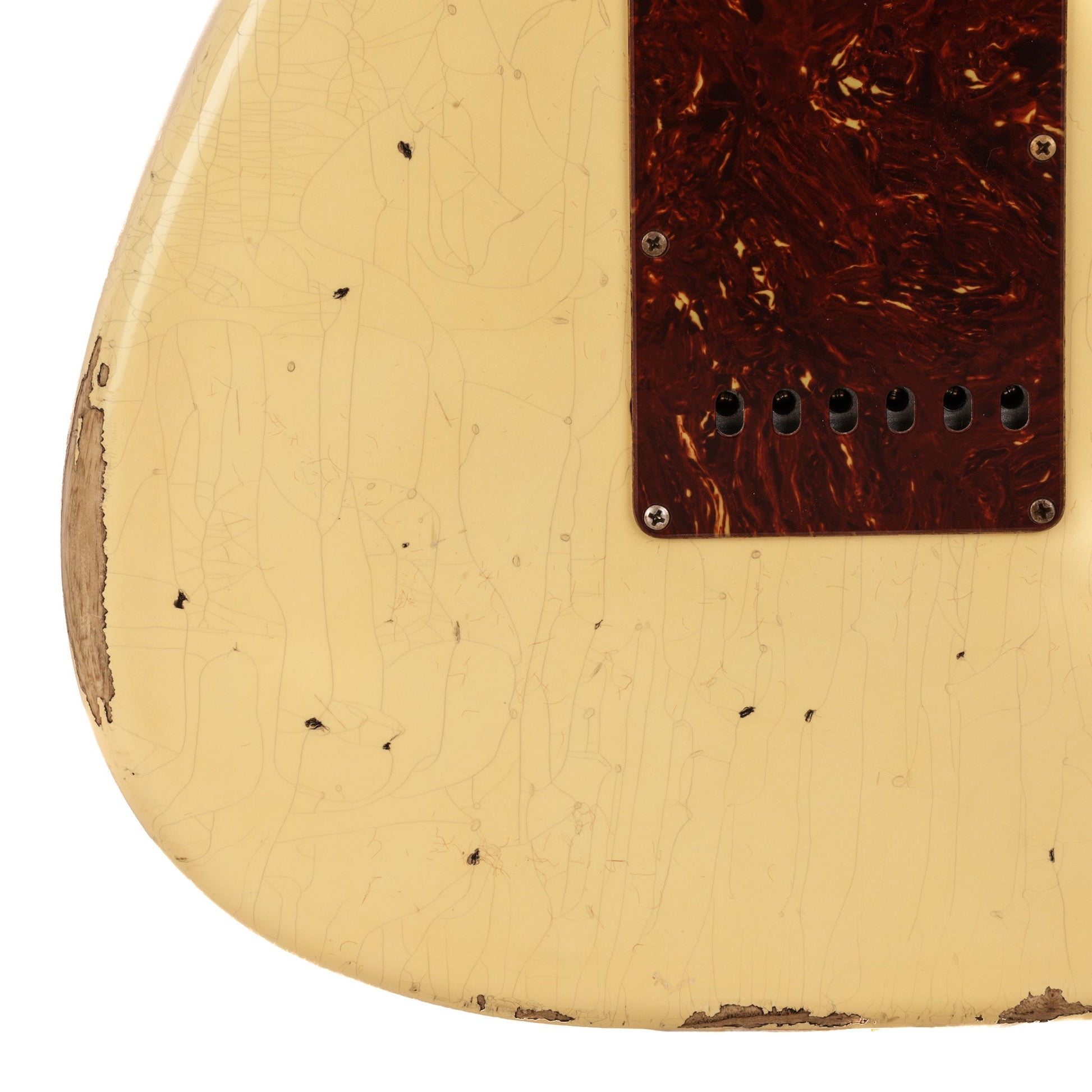 Fender Custom Shop 1956 Stratocaster Heavy Relic Guitar - Aged Vintage White - CHUCKSCLUSIVE - #R117529