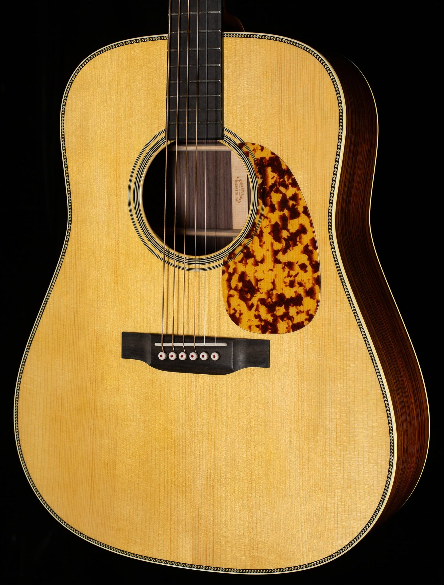 Martin Custom Shop 28 Style Dreadnought Willcutt Exclusive Large Soundhole Adirondack (257)