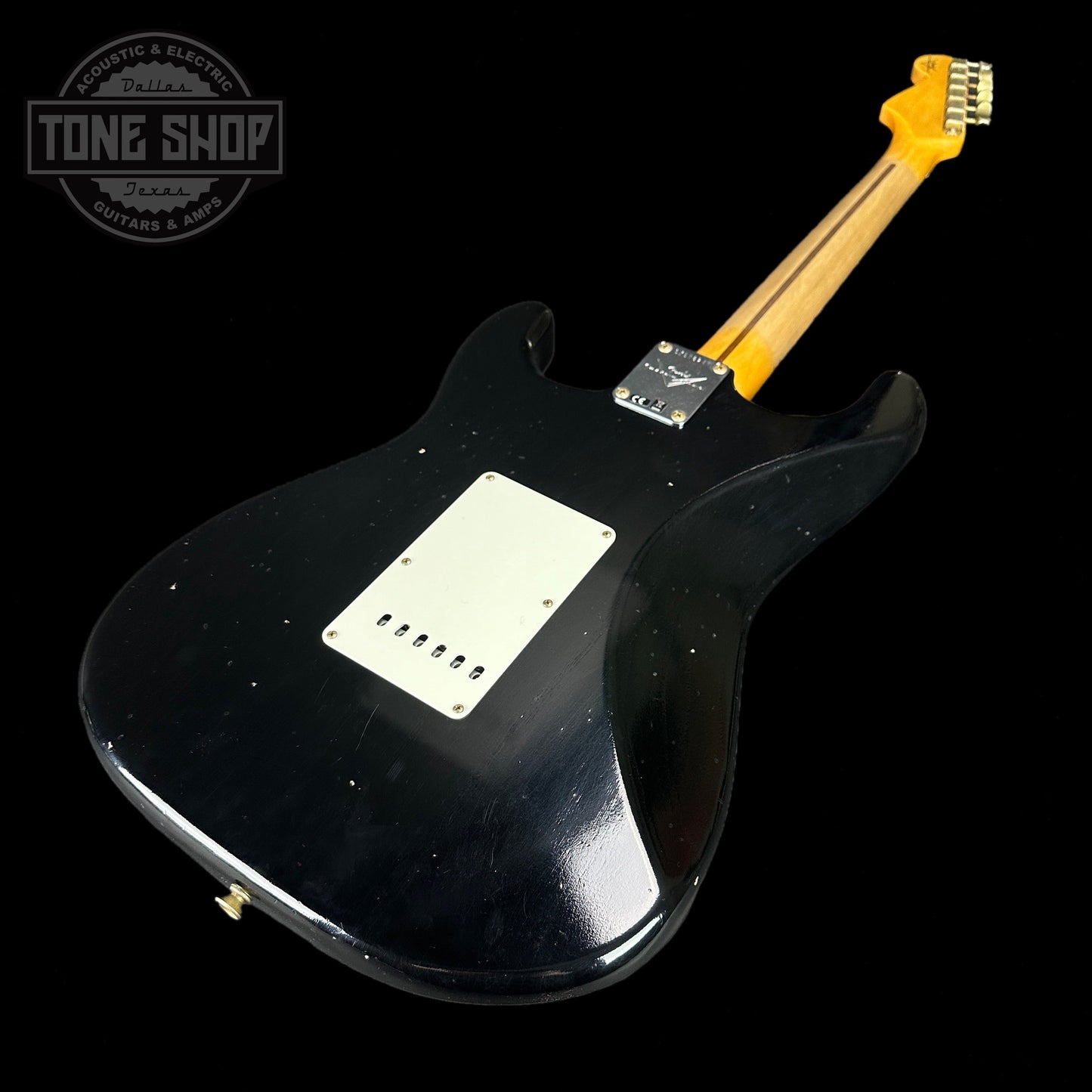 Fender Custom Shop 1956 Stratocaster Journeyman Relic Maple Neck Aged Black w/case CZ578247