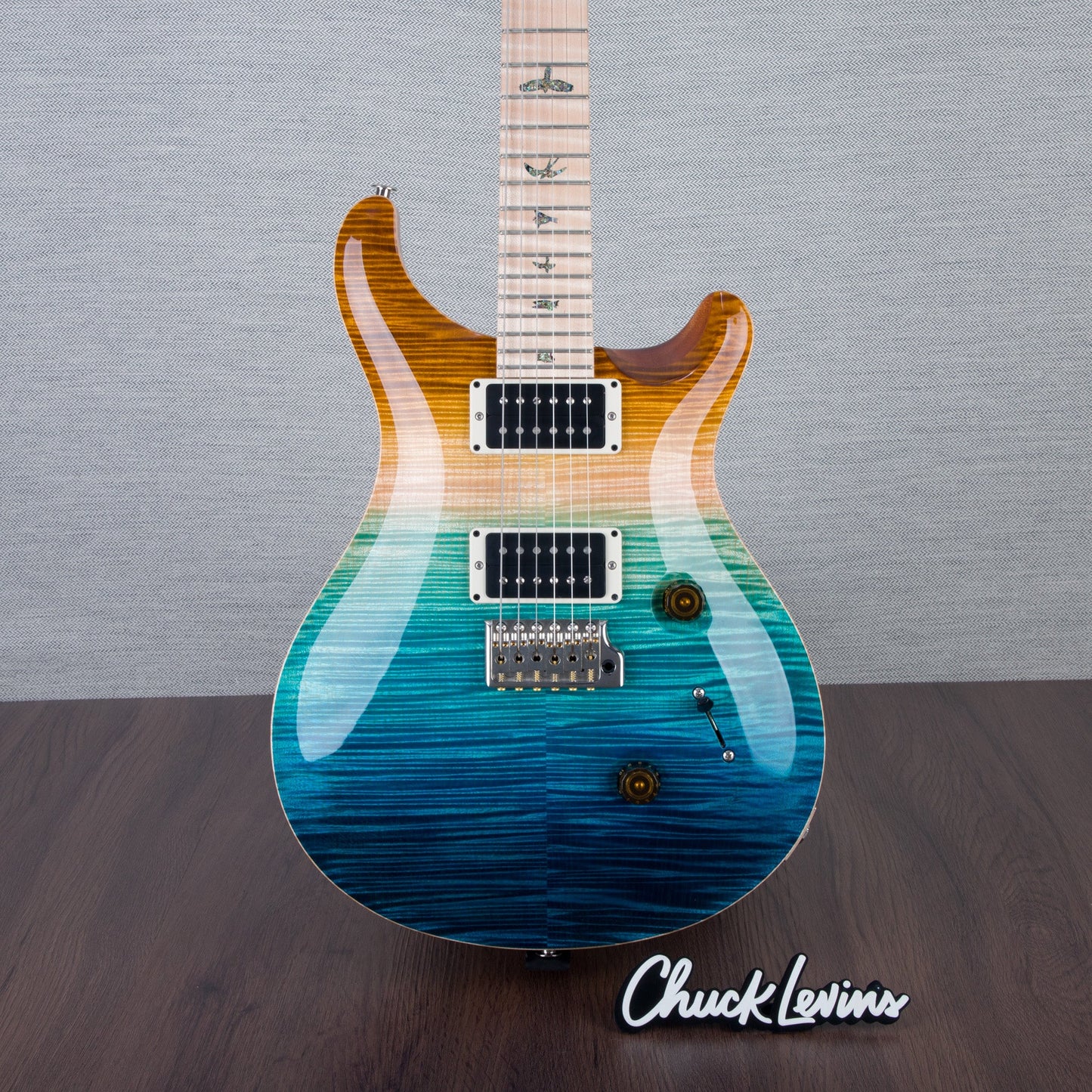 PRS Wood Library Custom 24 Electric Guitar - Private Stock Beach Fade Finish - CHUCKSCLUSIVE - #240388844 - 2024