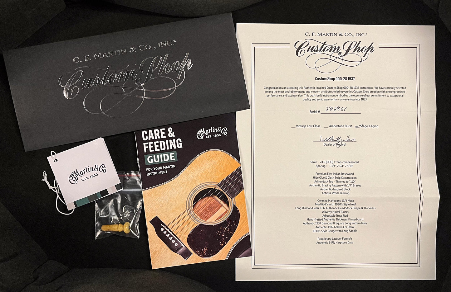 Martin Custom Shop Expert 000-28 Authentic 1937 Stage 1 Aging (861)