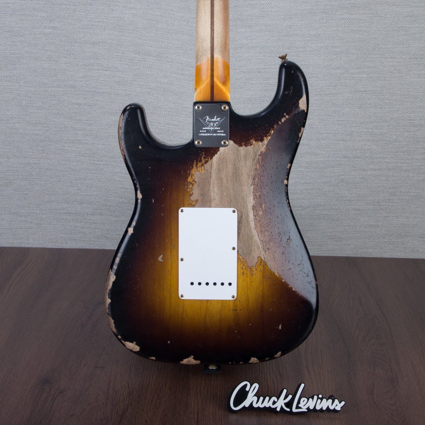 Fender Custom Shop 70th Anniversary Limited Edition 1954 Stratocaster Super Heavy Relic Electric Guitar - Wide Fade 2-Tone Sunburst - #XN4059