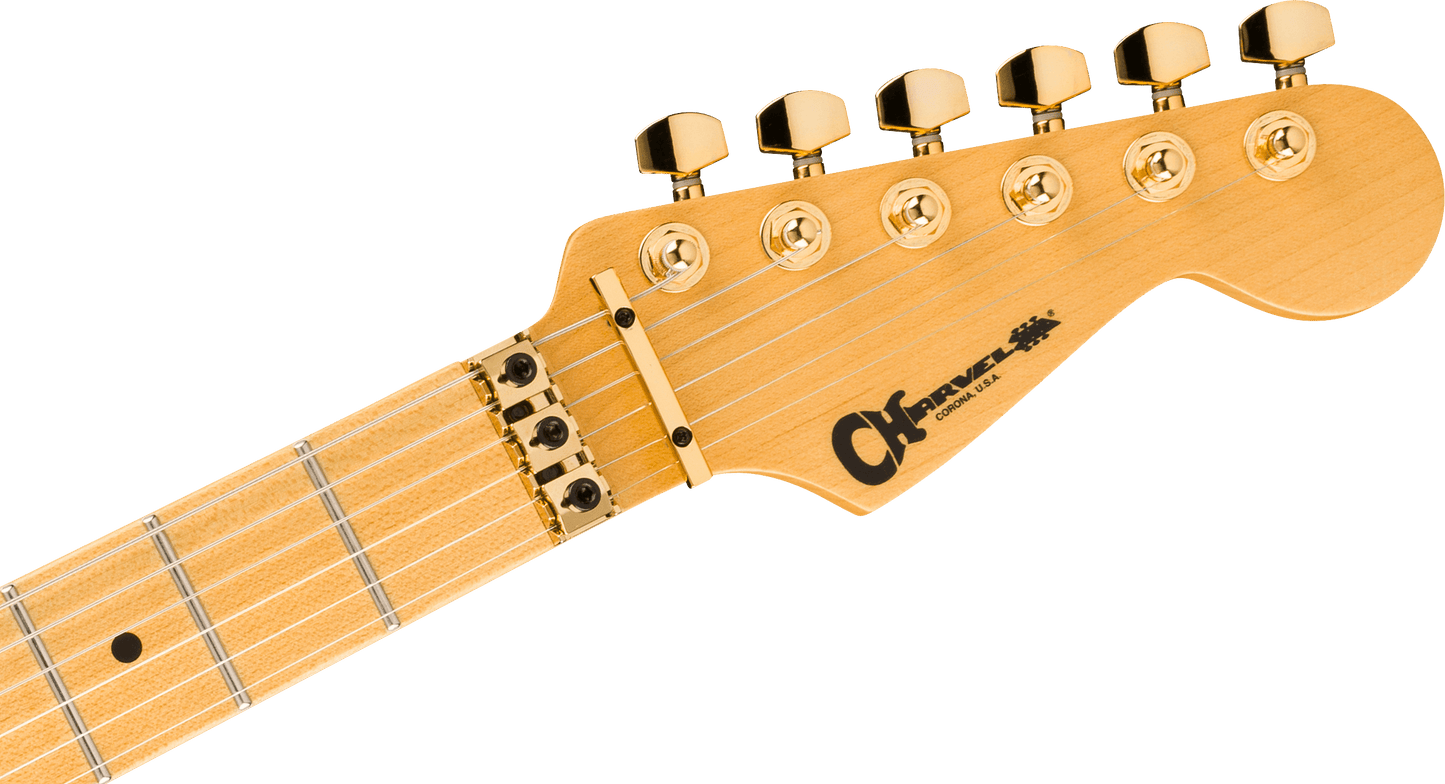 Charvel American Neo-Classic San Dimas SD1 HH FR, Maple Fingerboard, Gloss Black