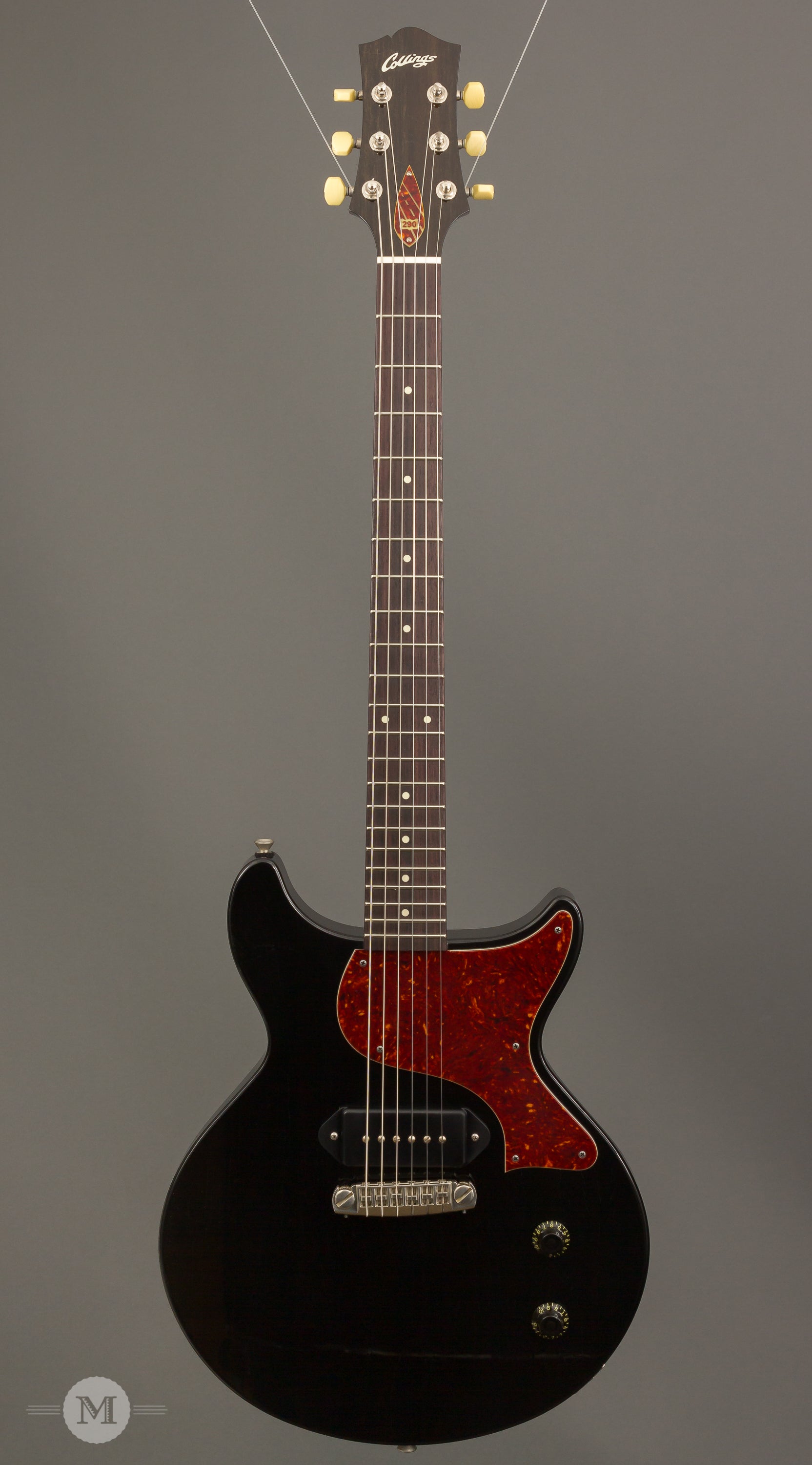 Collings Electric Guitars - 290 DC S - Jet Black - Aged