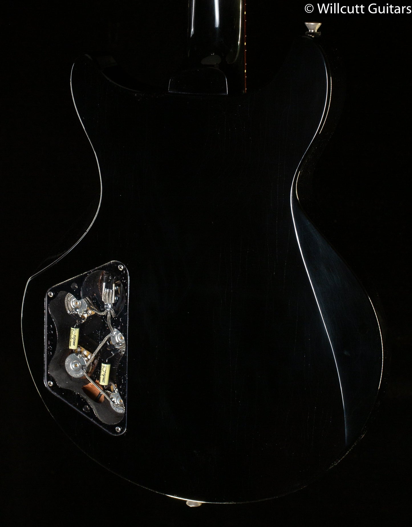 Collings 290 DC Jet Black Aged Throbaks