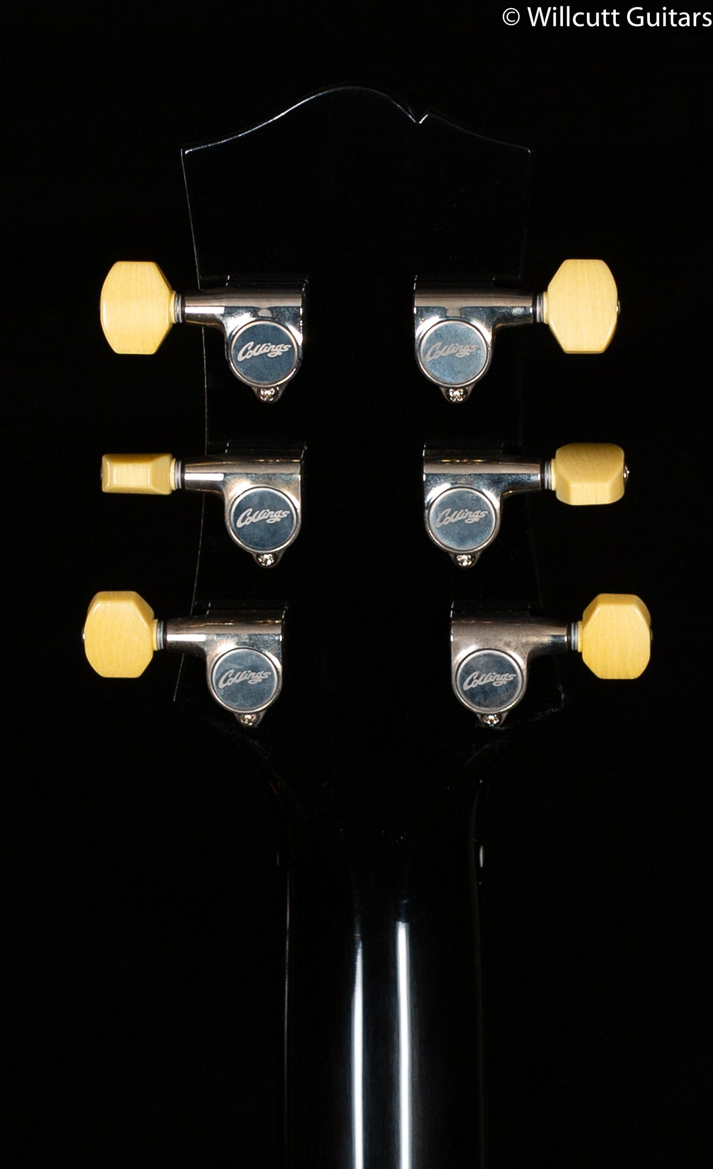 Collings 290 DC Jet Black Aged Throbaks