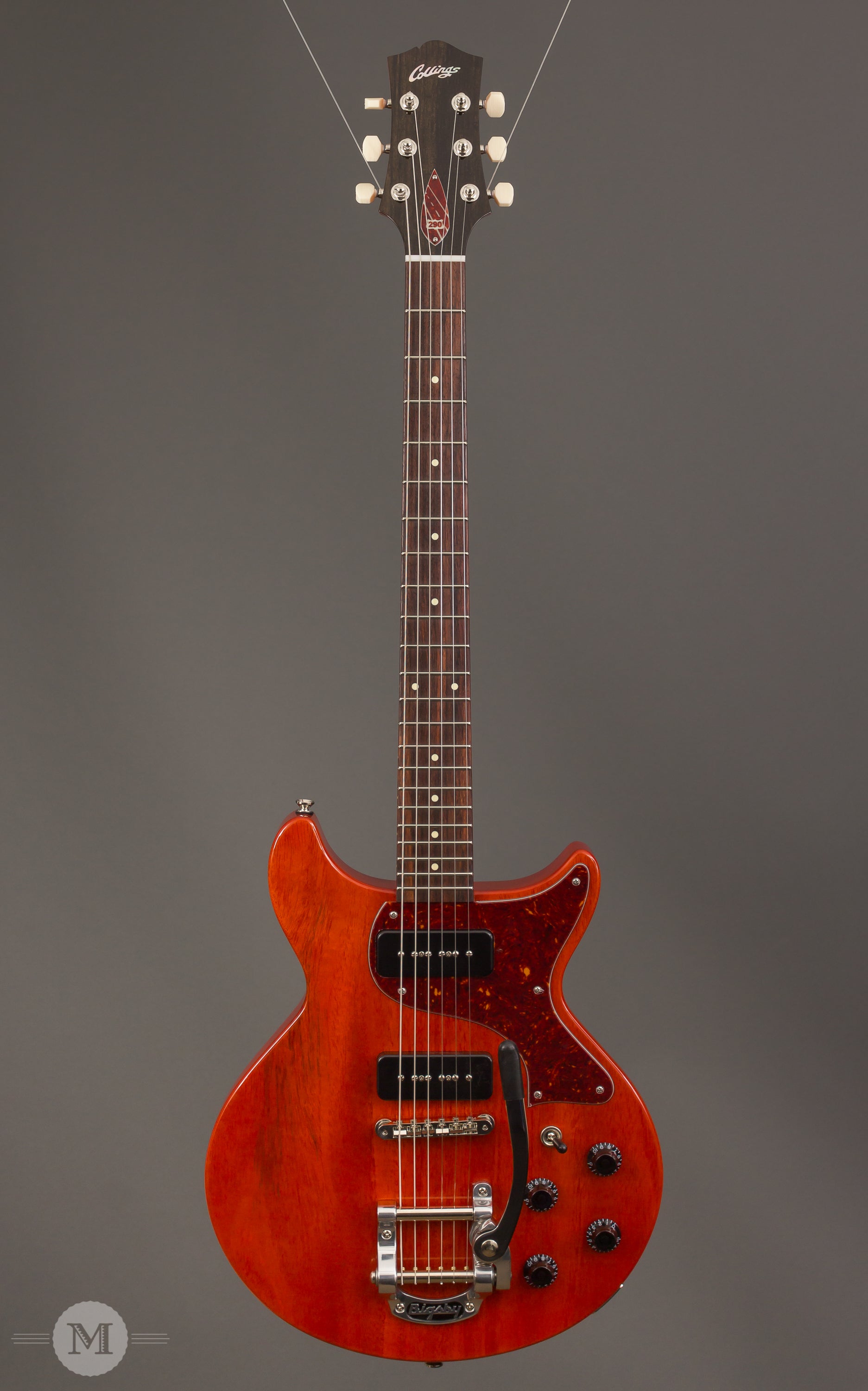 Collings Electric Guitars - 290 DC - Orange with Bigsby