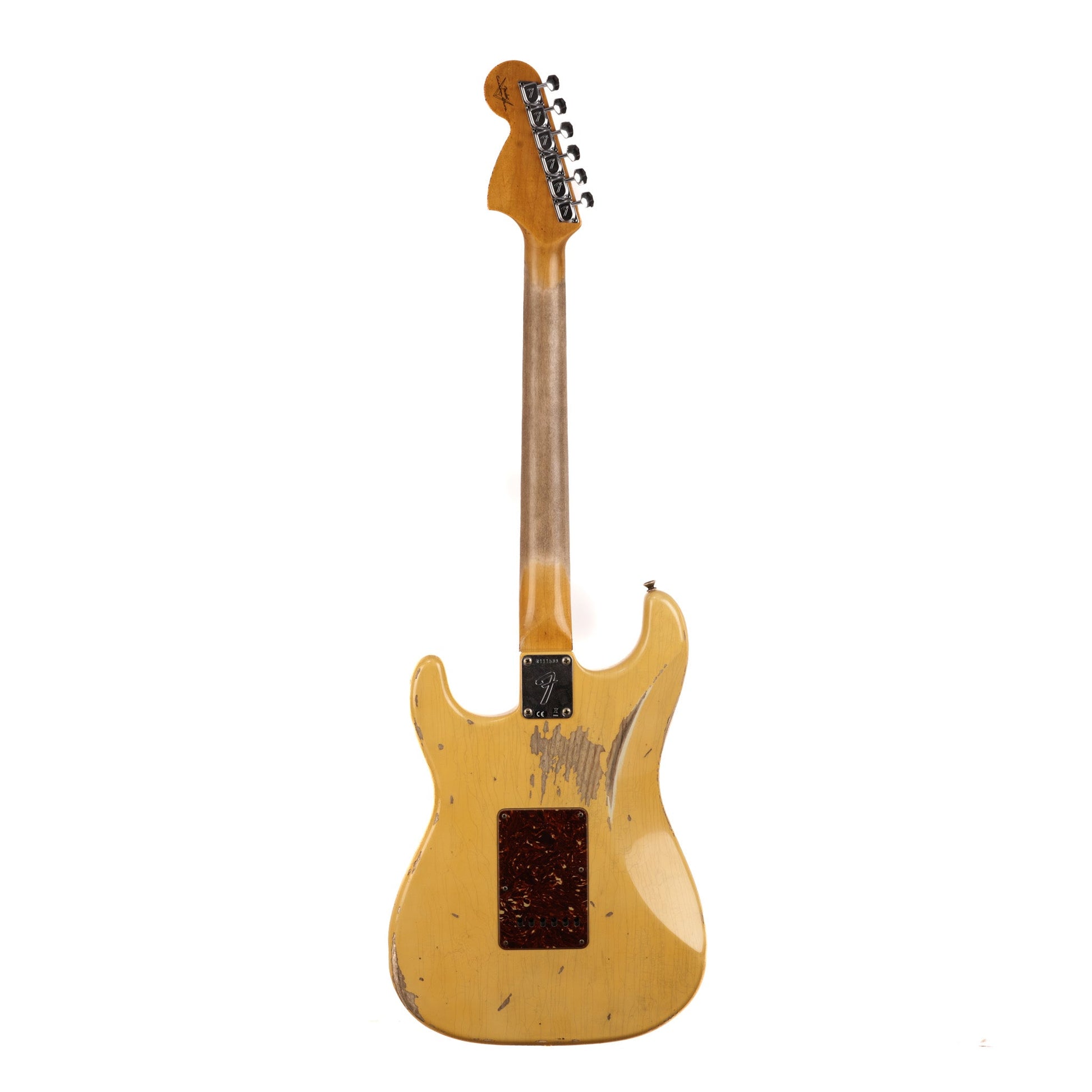 Fender Custom Shop 1969 Stratocaster Heavy Relic Guitar - Aged Vintage White - CHUCKSCLUSIVE - #R111533