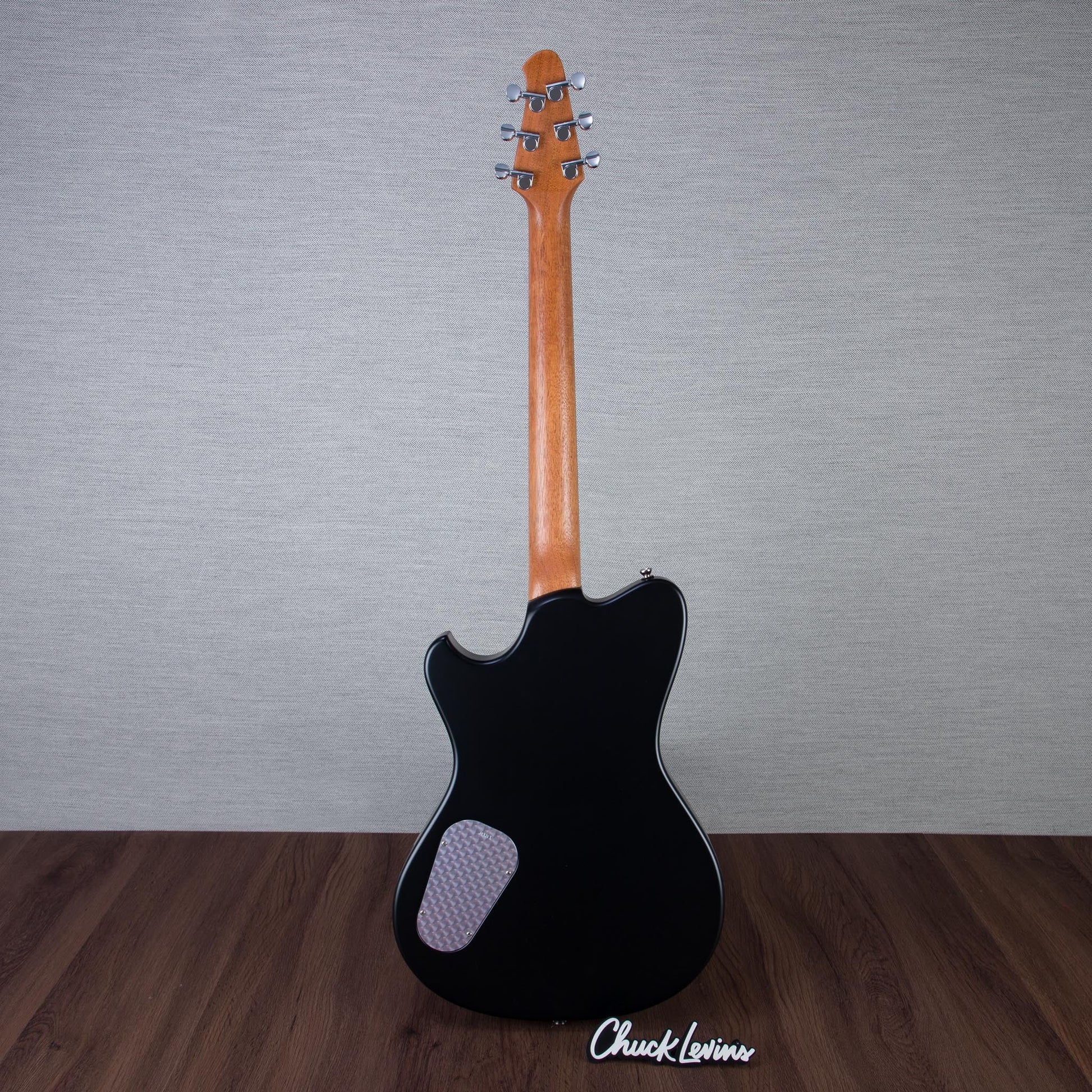 Powers Electric A-Type Electric Guitar - Pale Ale With White Pearloid - #B131