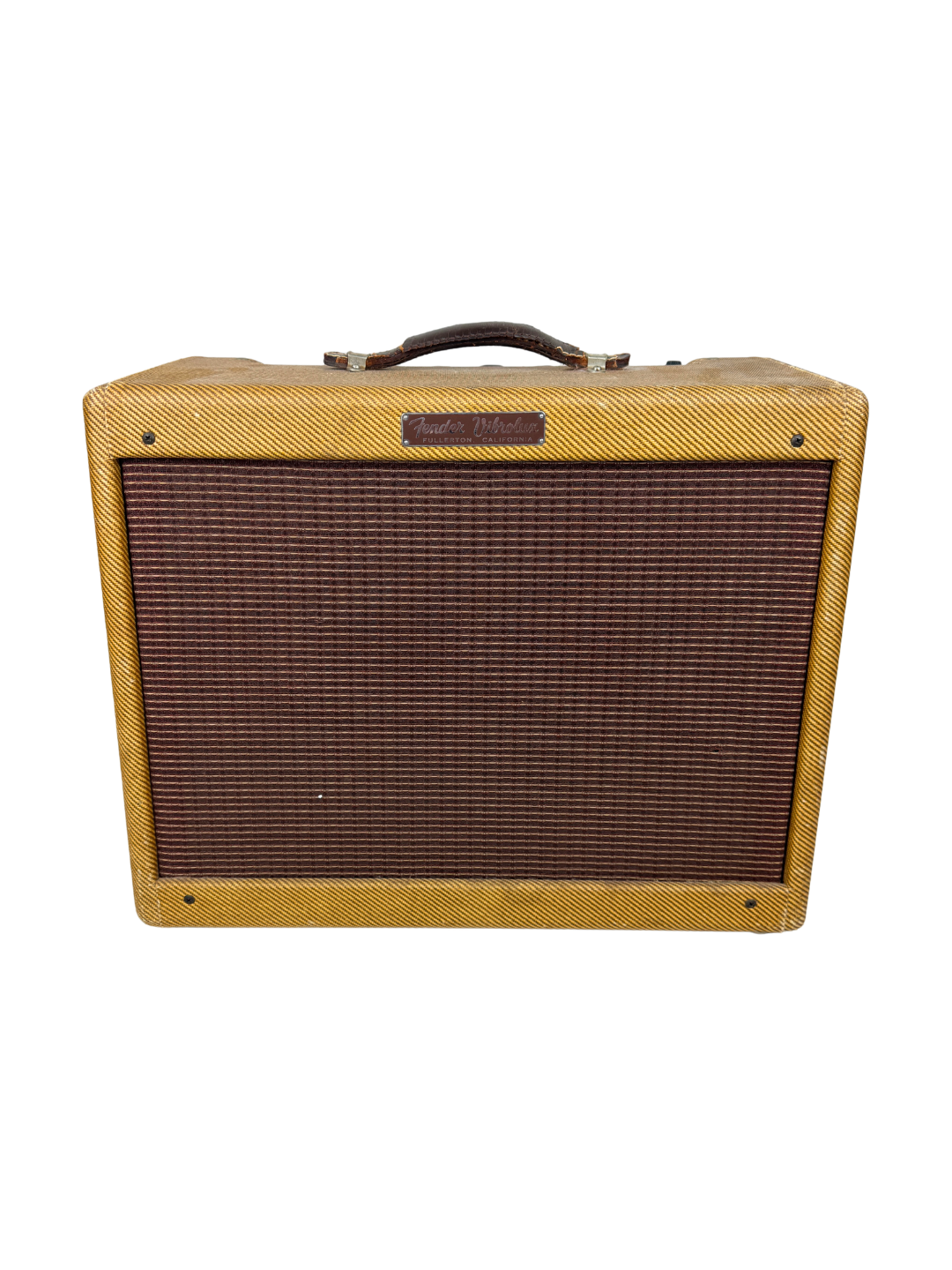 SOLD - Vintage Fender Vibrolux 5F11 Narrow Panel Tweed Combo - USA 1959