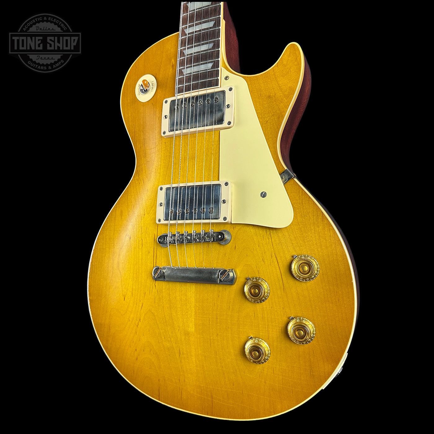 Gibson Custom Dealer Select 1958 Les Paul Chambered Lemon Burst Light Aged w/case 84662