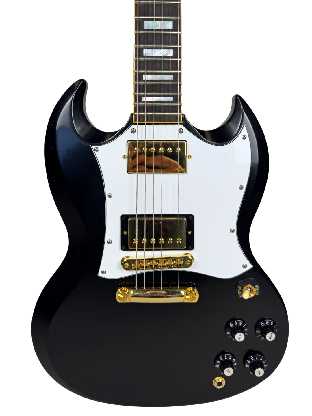 SOLD - Gibson Custom Shop SG Custom with 'Back in Black' Upgrades - USA 2022