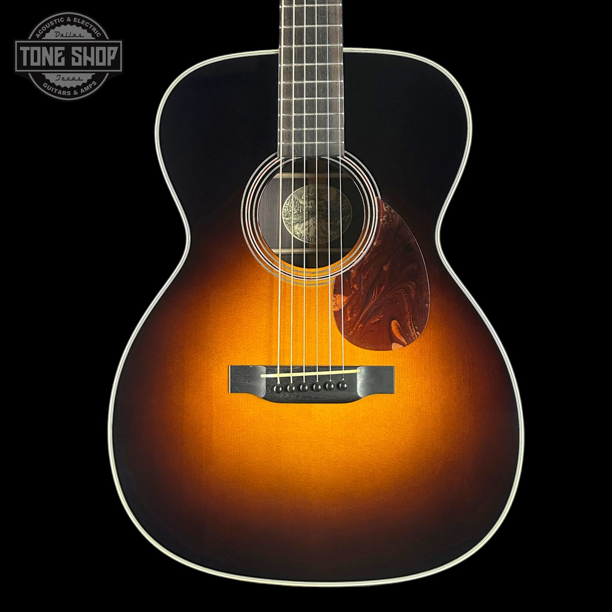 Collings OM2 A HC Hill Country Sunburst Adirondack/East Indian Rosewood w/Case 36442