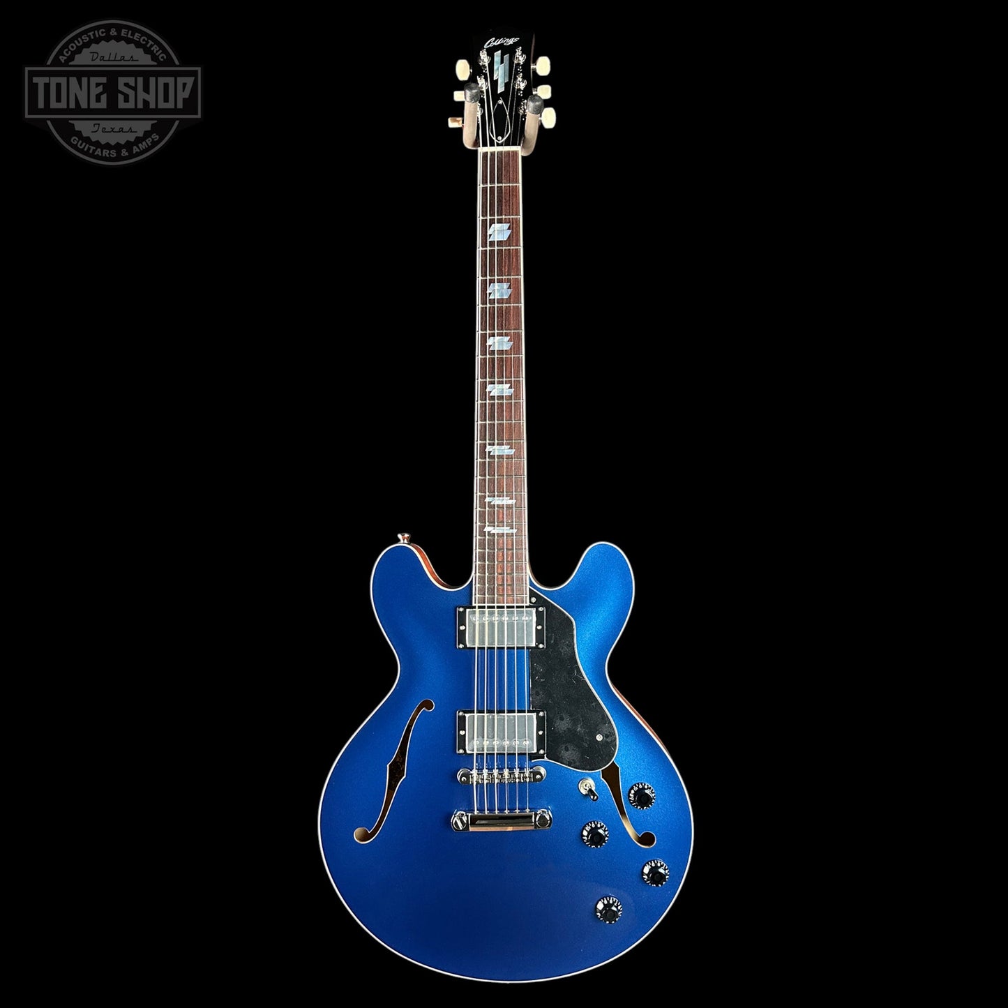 Collings I35-LC Pelham Blue Top Parallelograms w/Case 262630