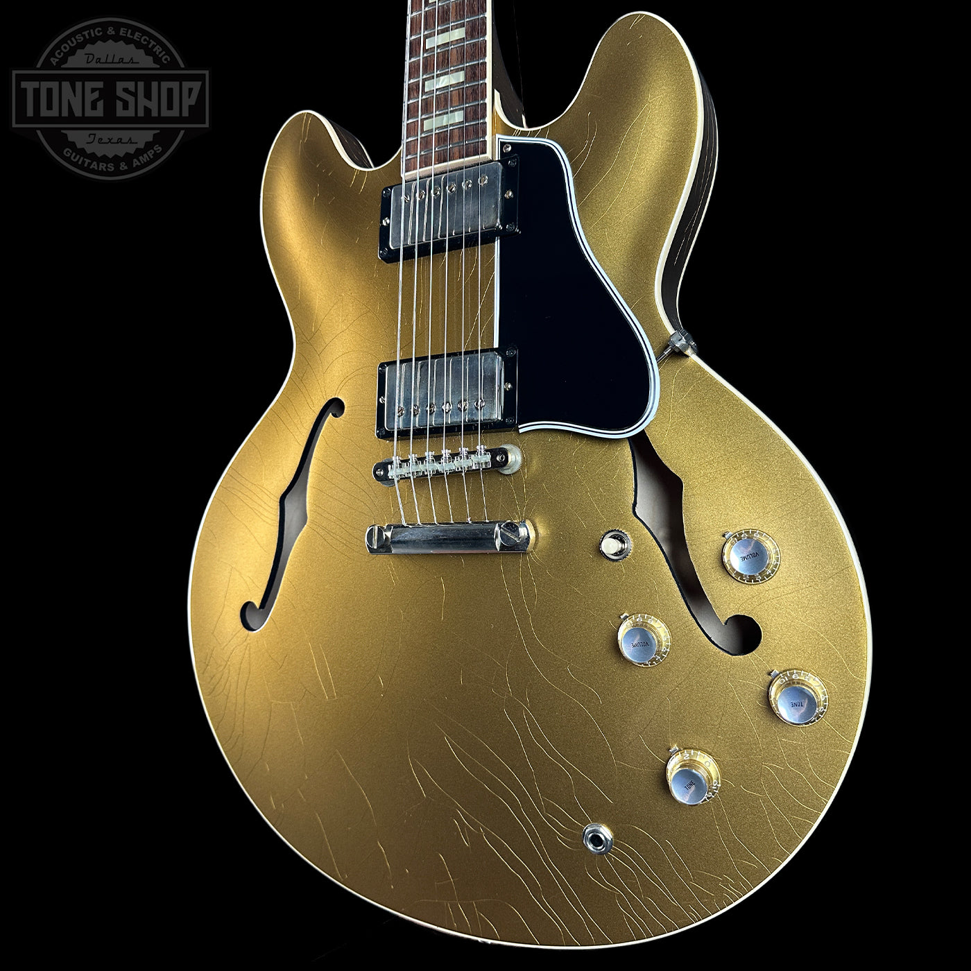 Gibson Custom Dealer Select 1964 ES-335 Double Gold w/Black Stinger Ultra Light Aged w/case 131302