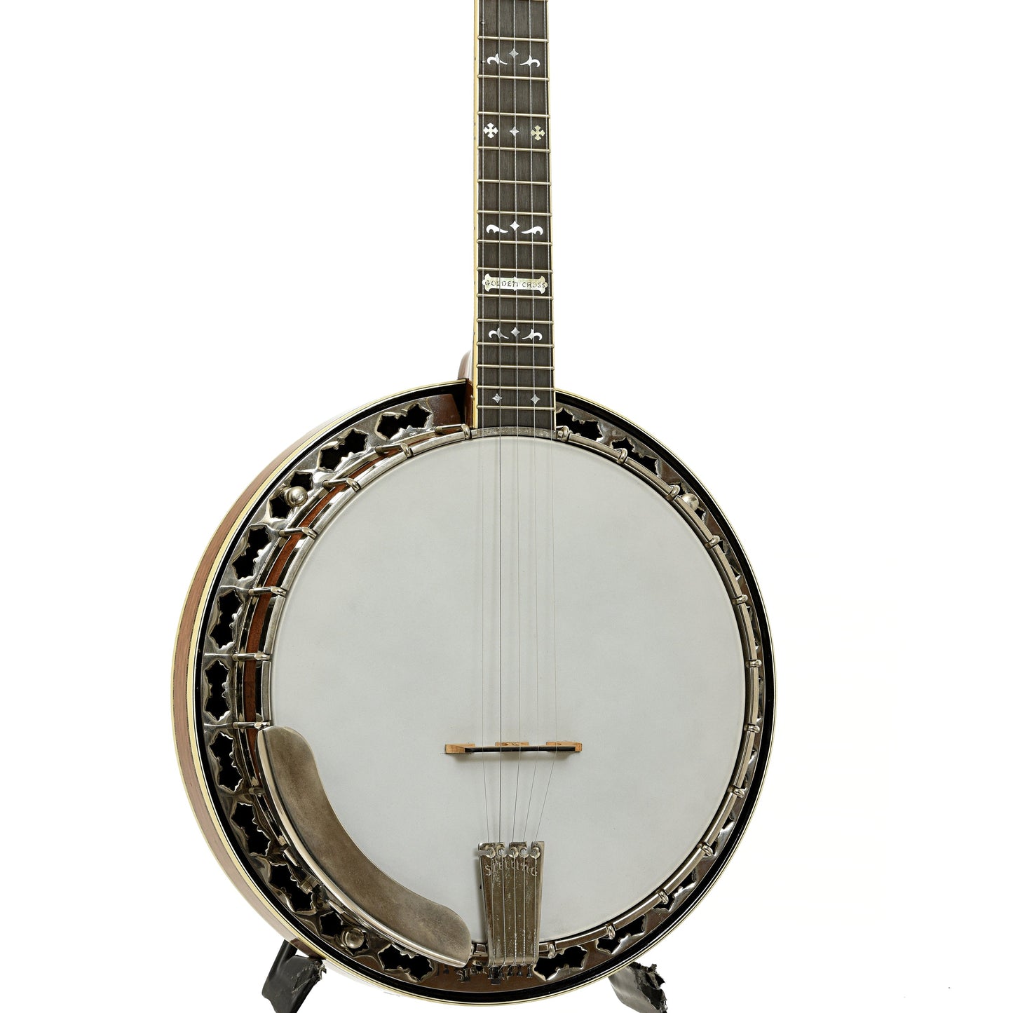 Stelling Golden Cross Walnut Resonator Banjo (1981)