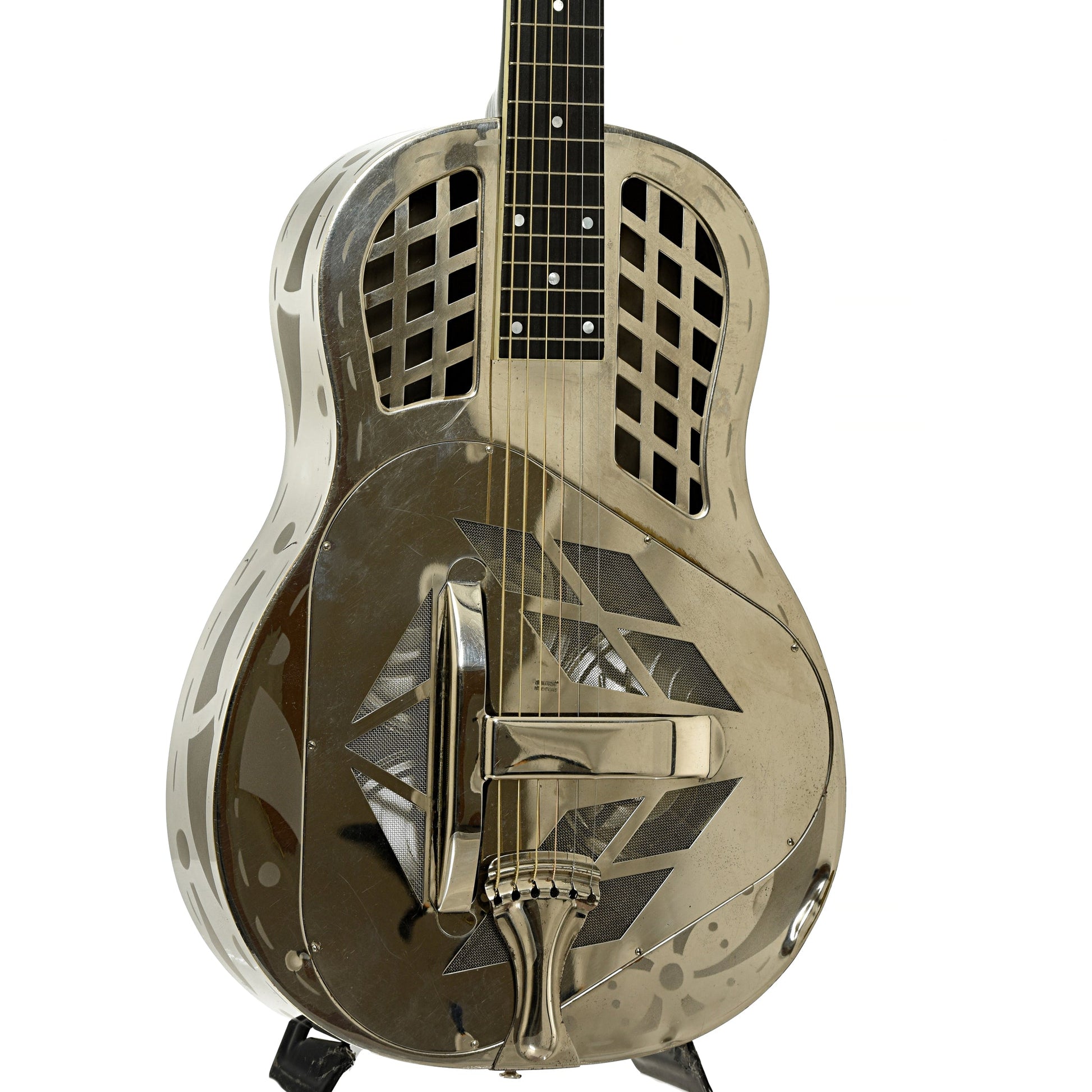 National Tricone Exploding Palm Tree Resonator Guitar (1937)