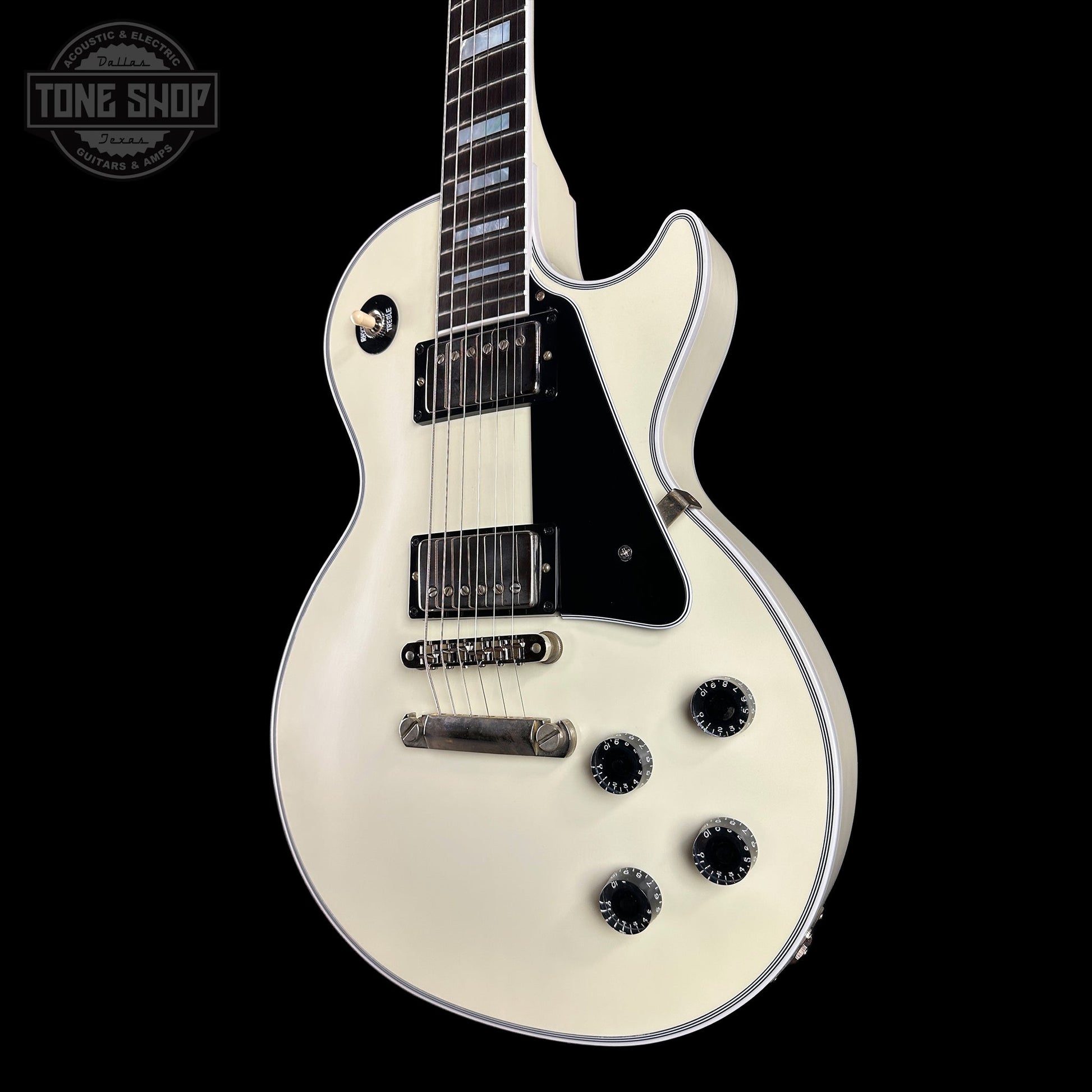 Gibson Custom Dealer Select Les Paul Custom Chambered Vintage White VOS w/case CS503058