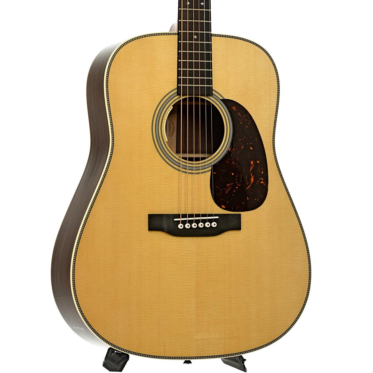 Martin HD-28E Guitar & Case, Baggs Pickup