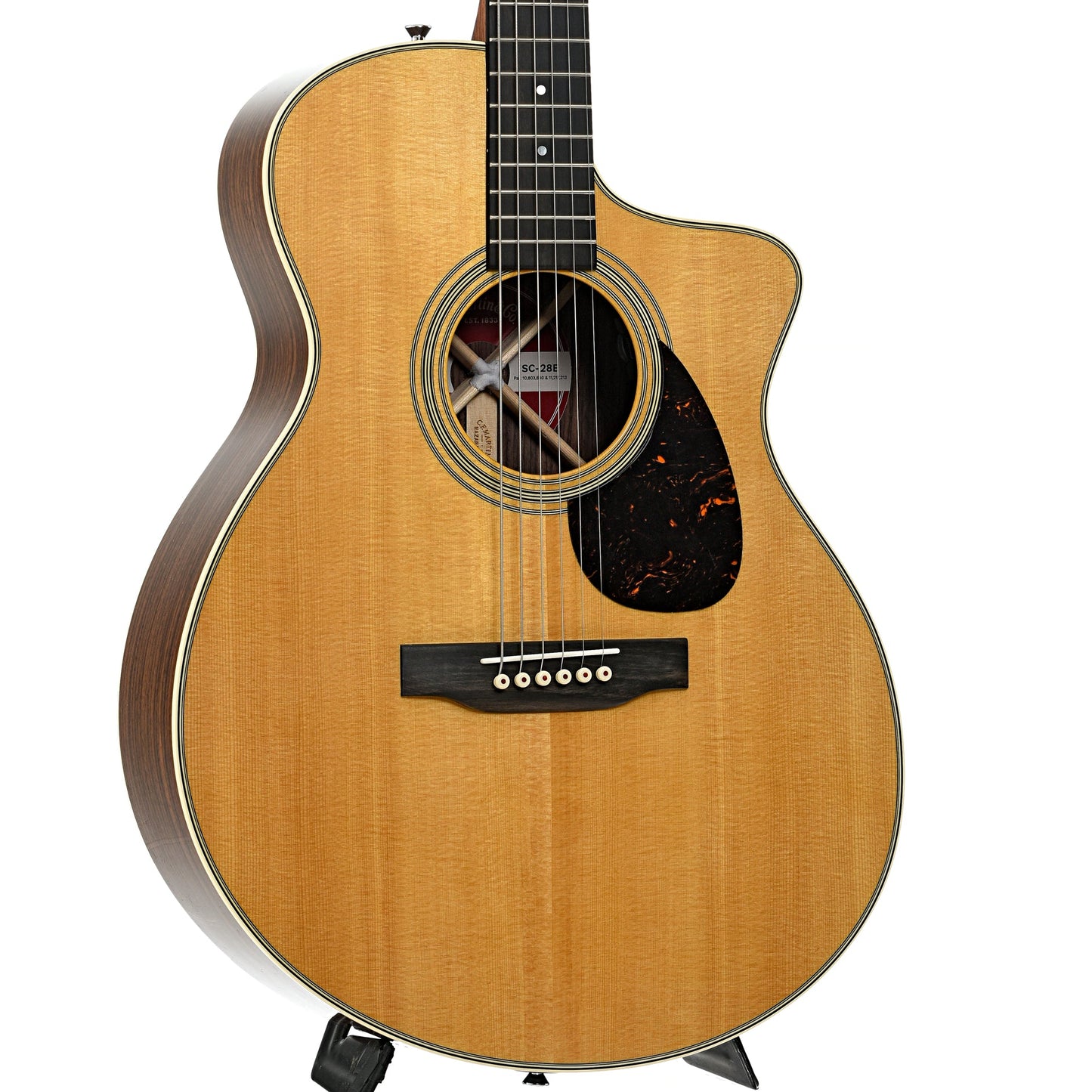 Martin SC-28E Acoustic Guitar & Case, w/ Fishman Pickup
