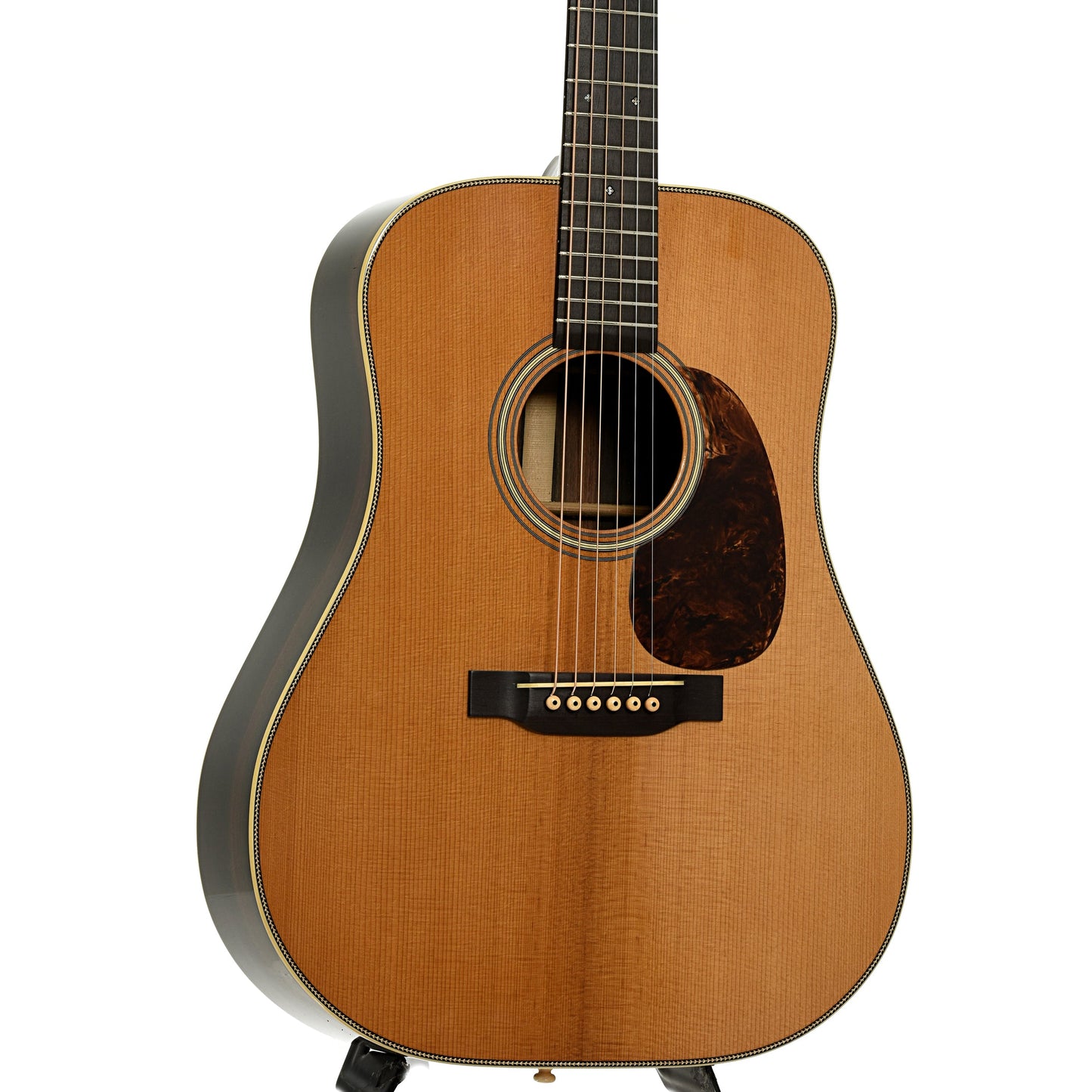 Pre-War Guitars Co. Herringbone Brazilian Rosewood Dreadnought Acoustic Guitar, Level 1 Aging