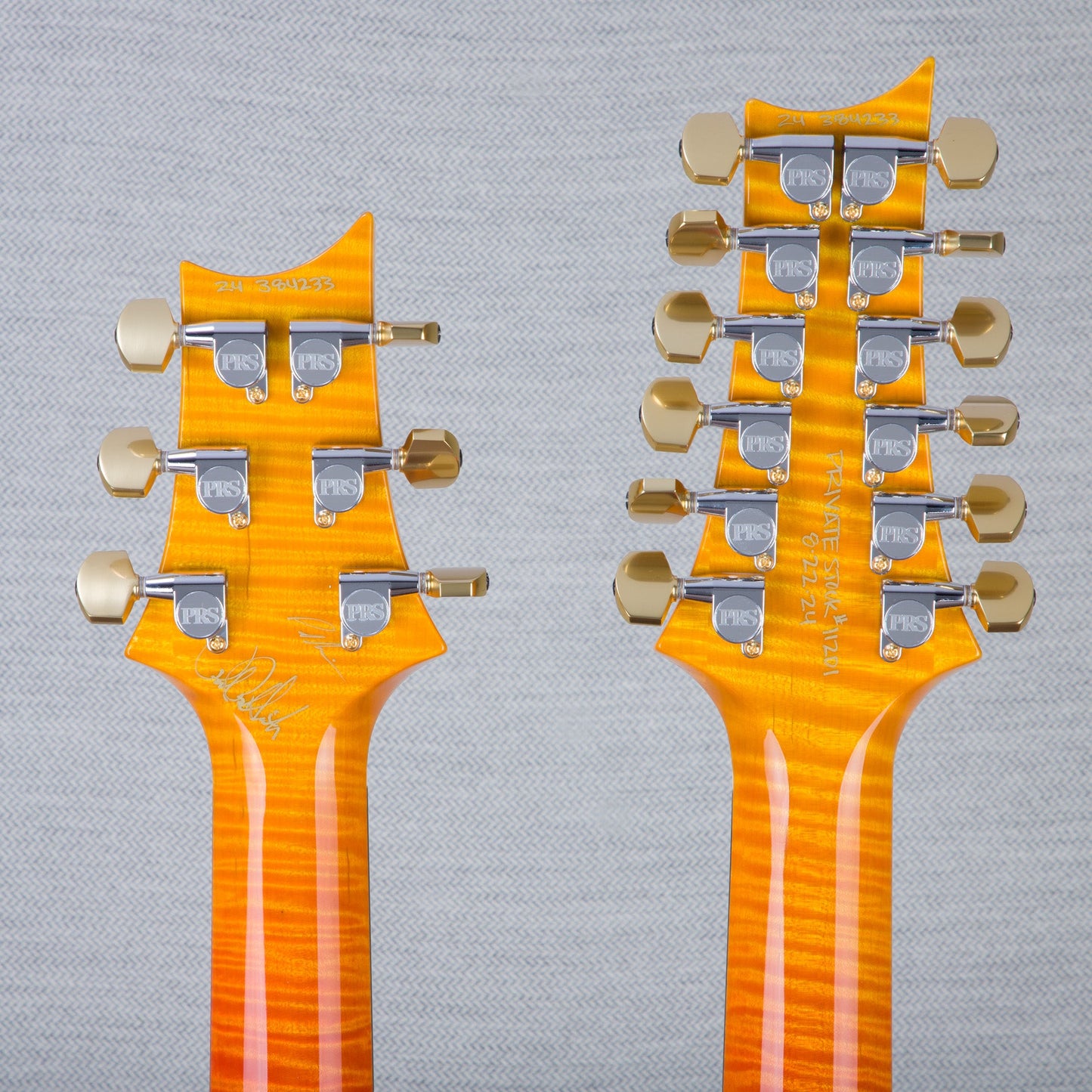 PRS Private Stock Custom 24 Double-Neck 6/12 String Electric Guitar - Indian Ocean Sunset Glow - #0384233 - 2024